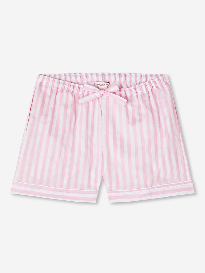 Women's Lounge Shorts Capri 20 Cotton Pink - 1