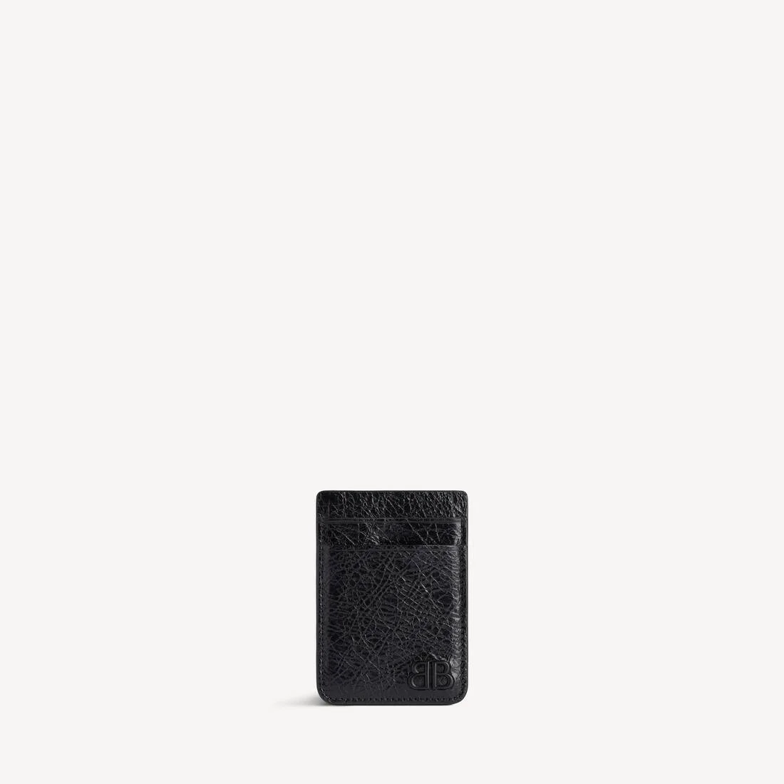 Men's Monaco Magnet Card Holder in Black - 1