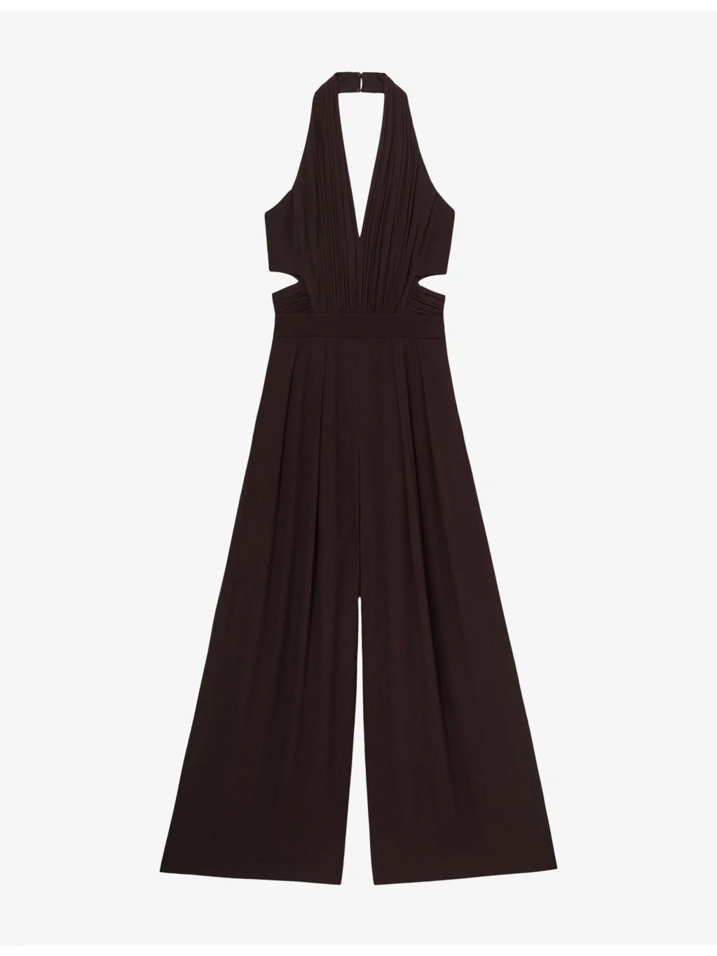 Lainey Halterneck Wide-Leg Woven Jumpsuit - 1