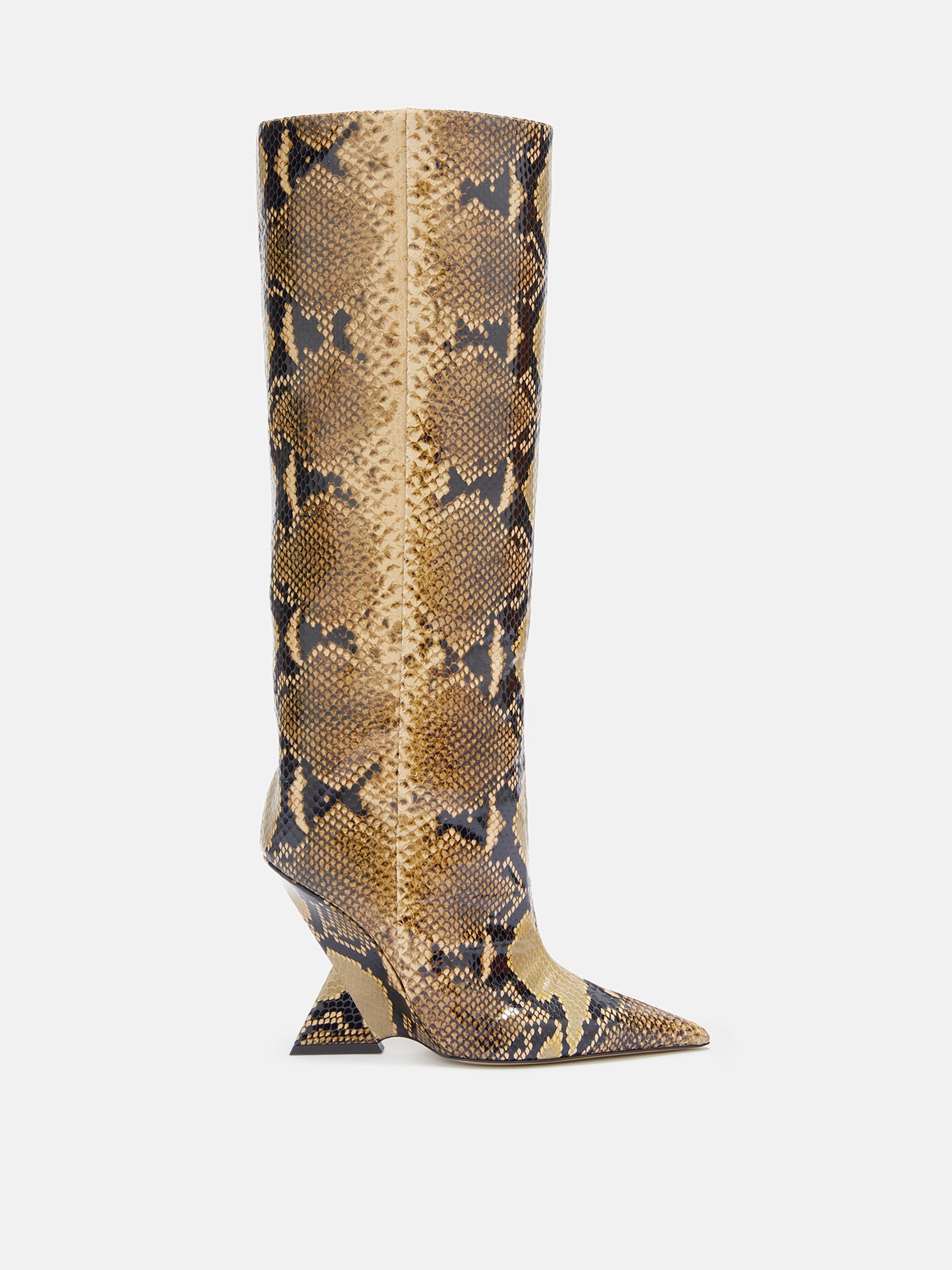 ''CHEOPE'' SAND AND BLACK TUBE BOOT - 1