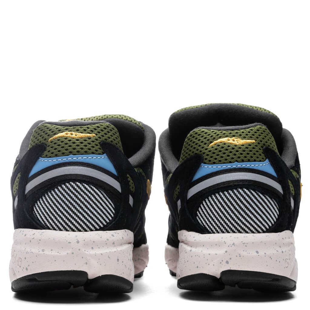 SAUCONY GRID AZURA 2000 - BLACK/YELLOW - 4