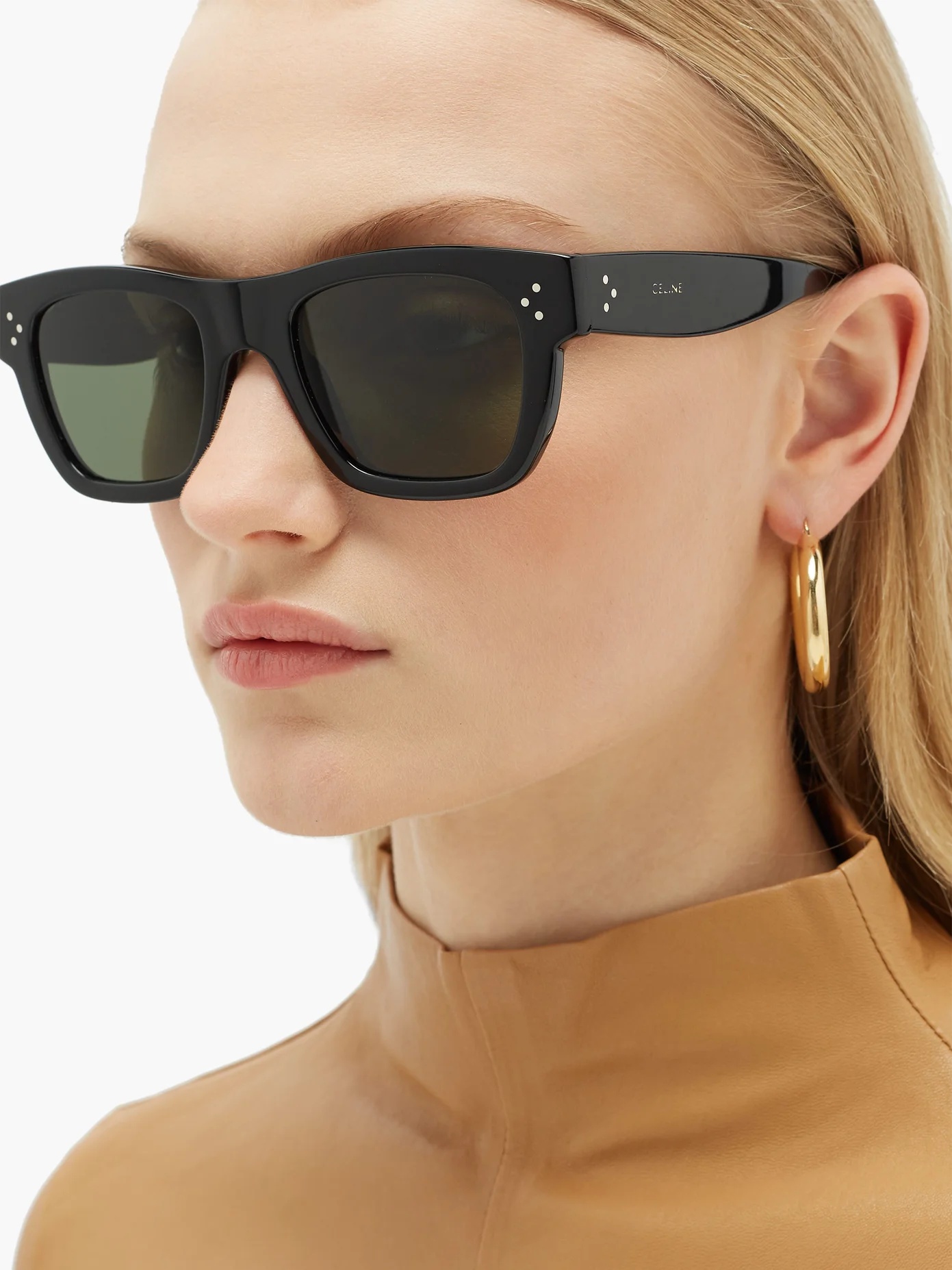 Square acetate sunglasses - 3