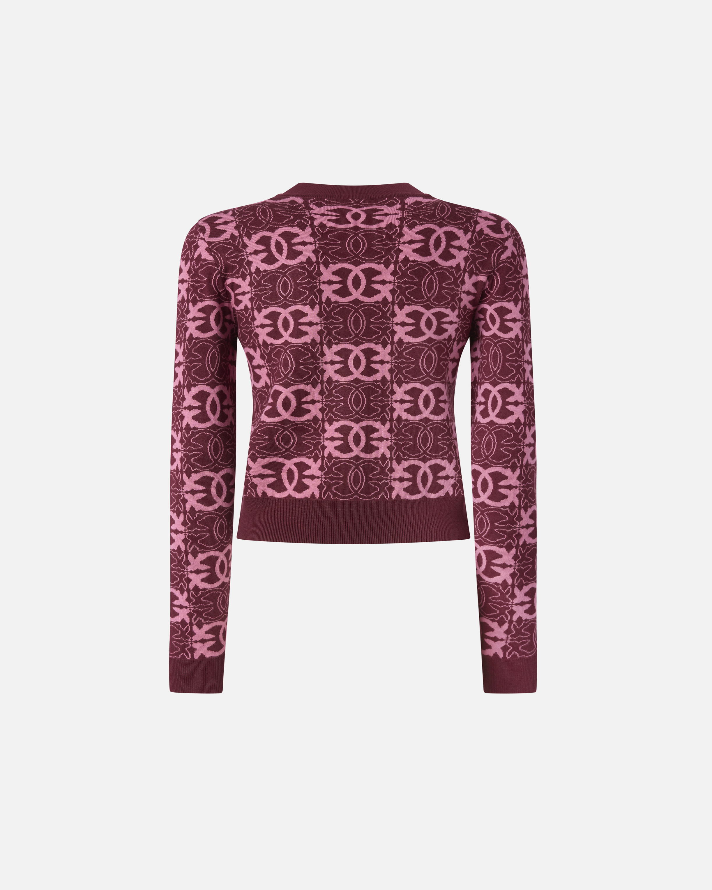 CROPPED SWEATER WITH LOVE BIRDS LOGO - 2