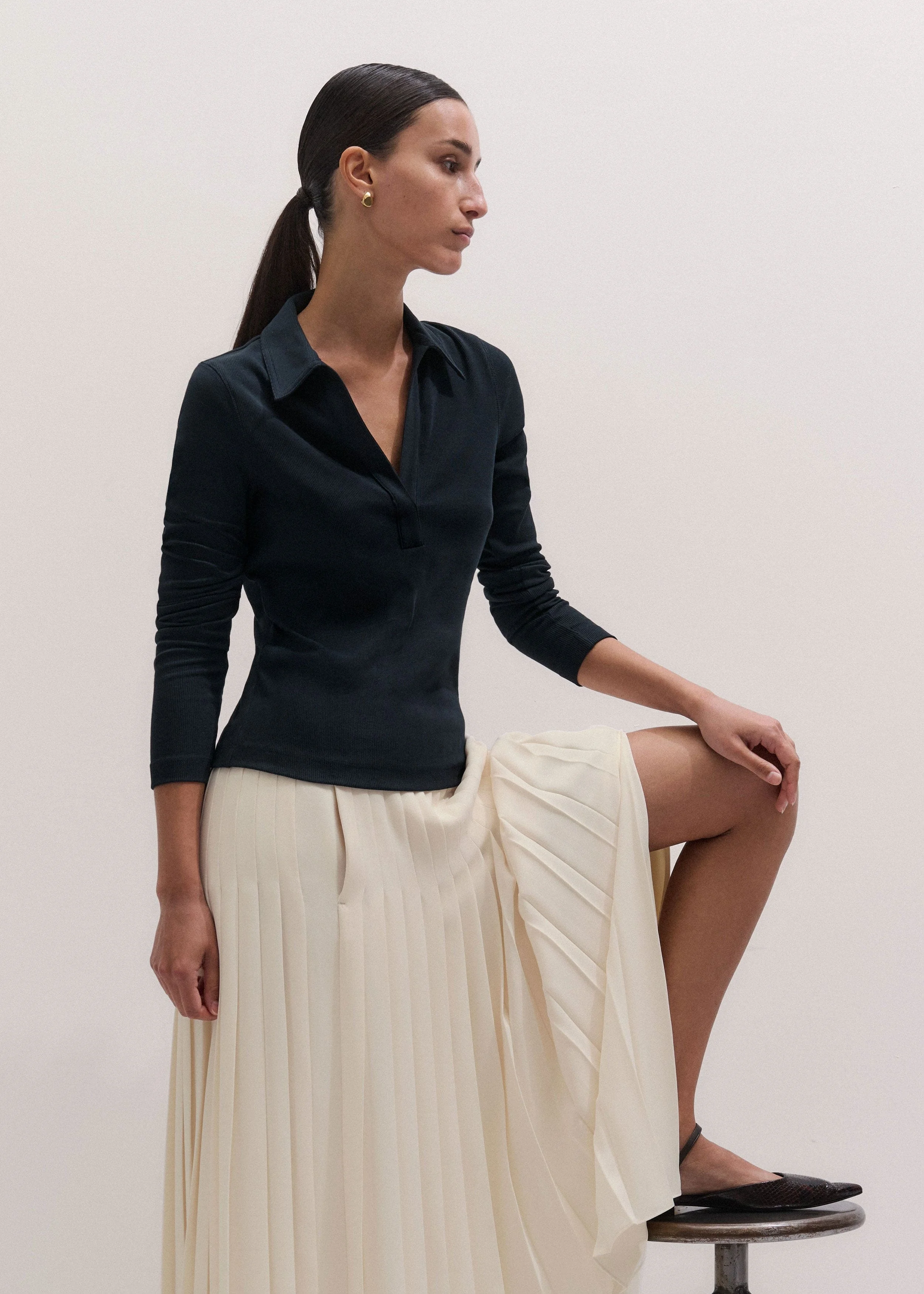 Perfect Basic Polo Top - 1
