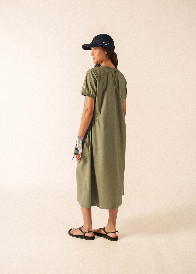 MORGANE V-Neck Cotton Dress 3