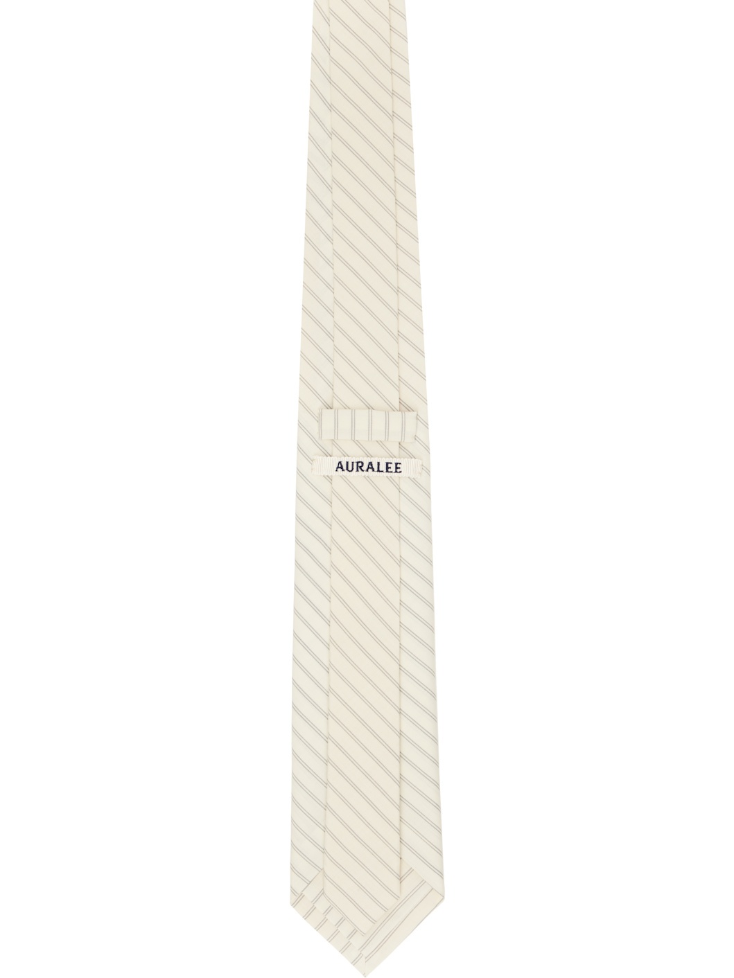 Off-White Super Fine Wool Stripe Tie - 2