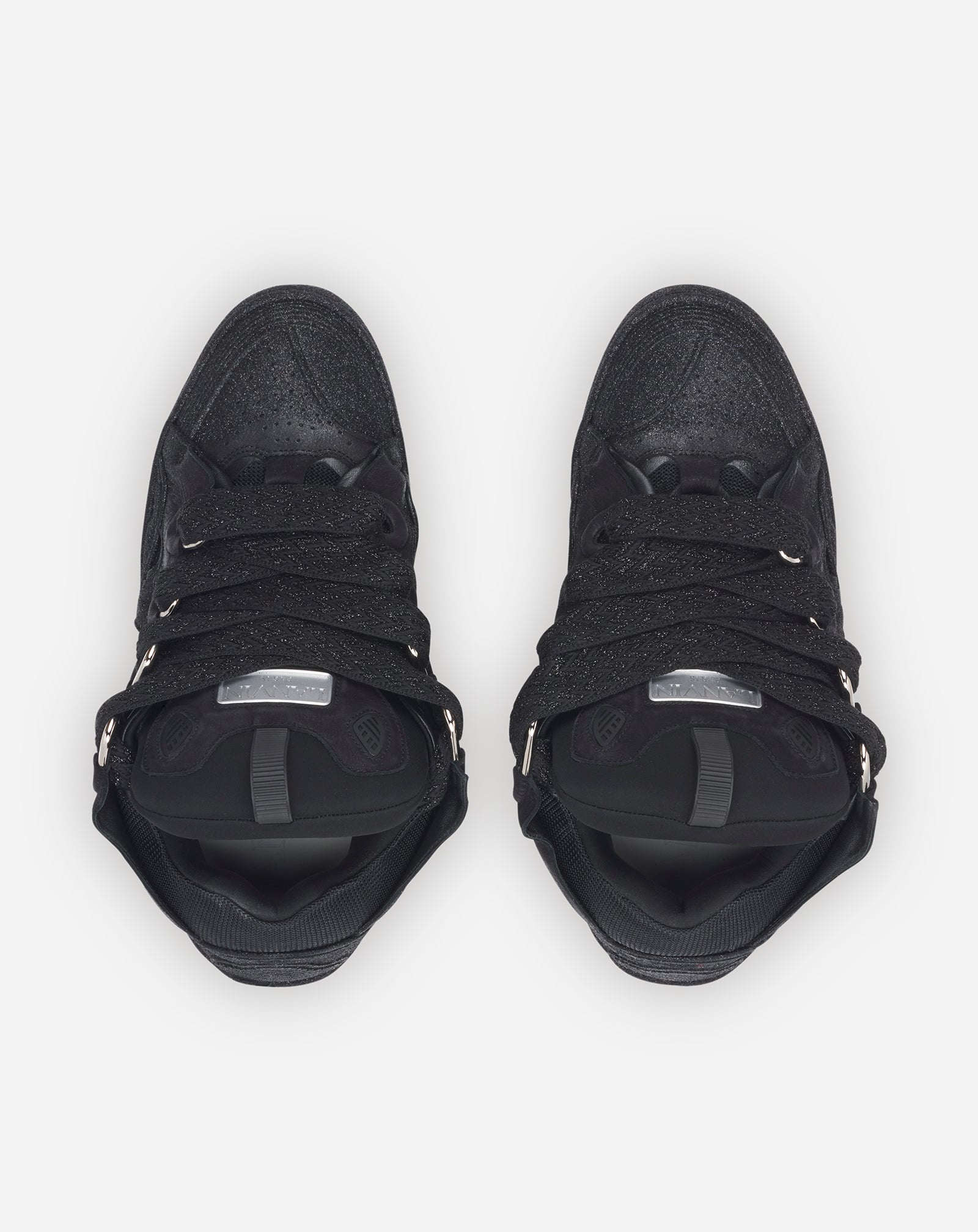 LEATHER CURB SNEAKERS - 5