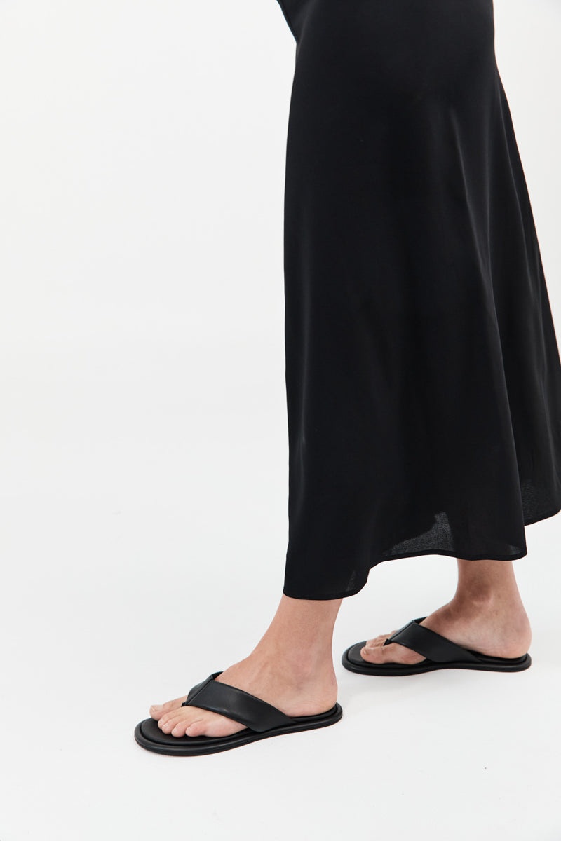 Soft Thong Slide - Black - 2