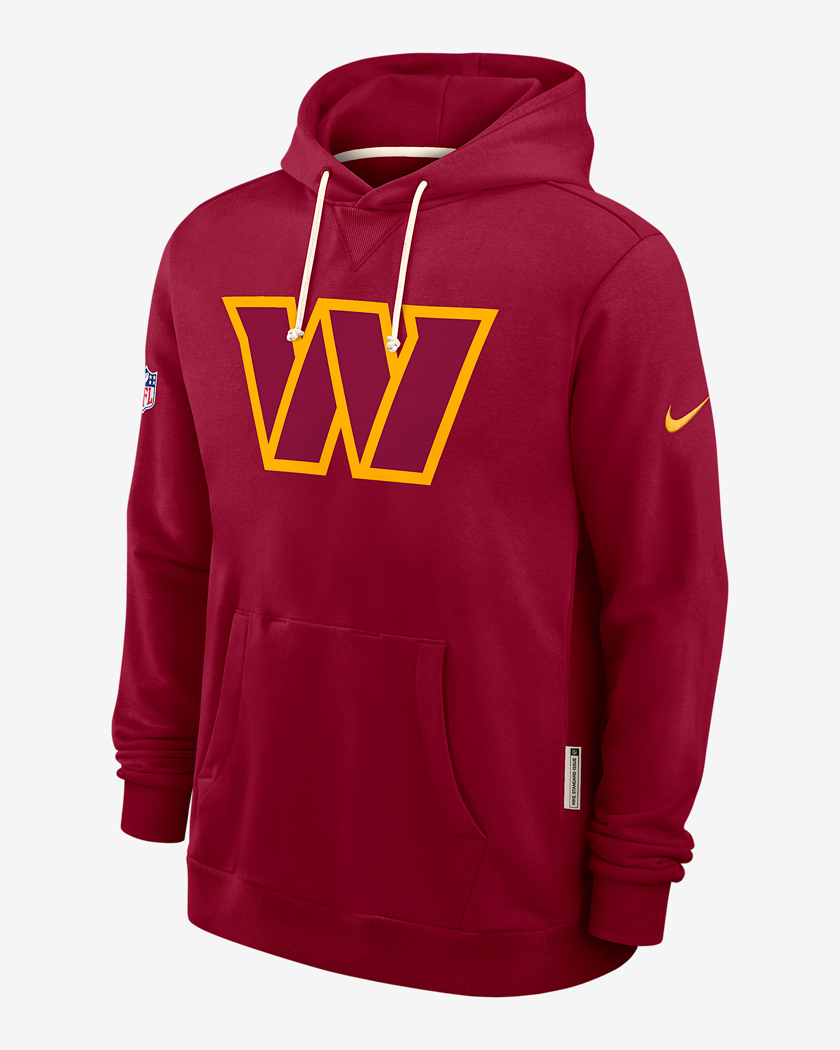 Washington Commanders Initial Home Sideline Men's Nike Dri-FIT NFL Pullover Hoodie - 1