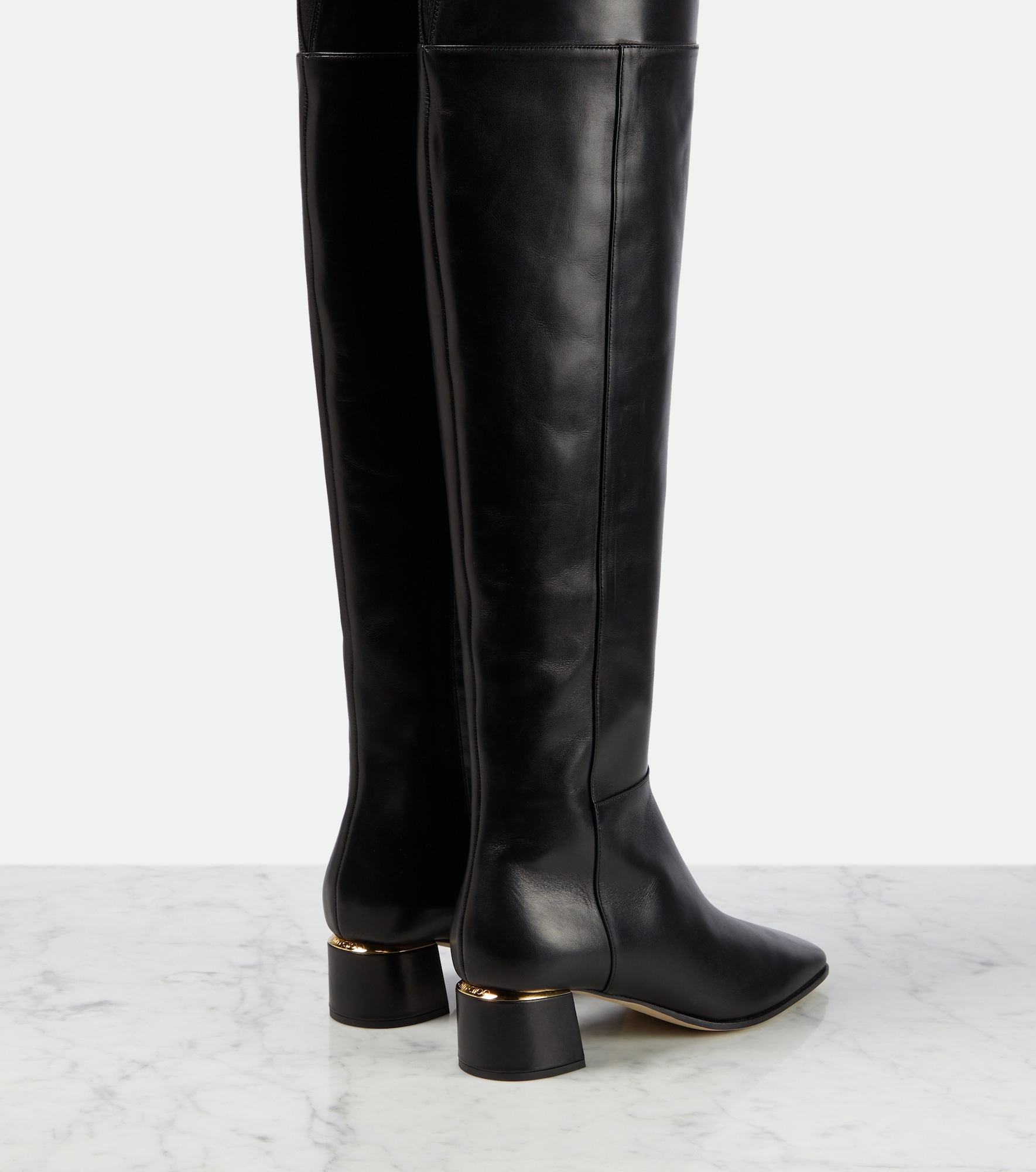 Loren 45 leather over-the-knee boots - 3