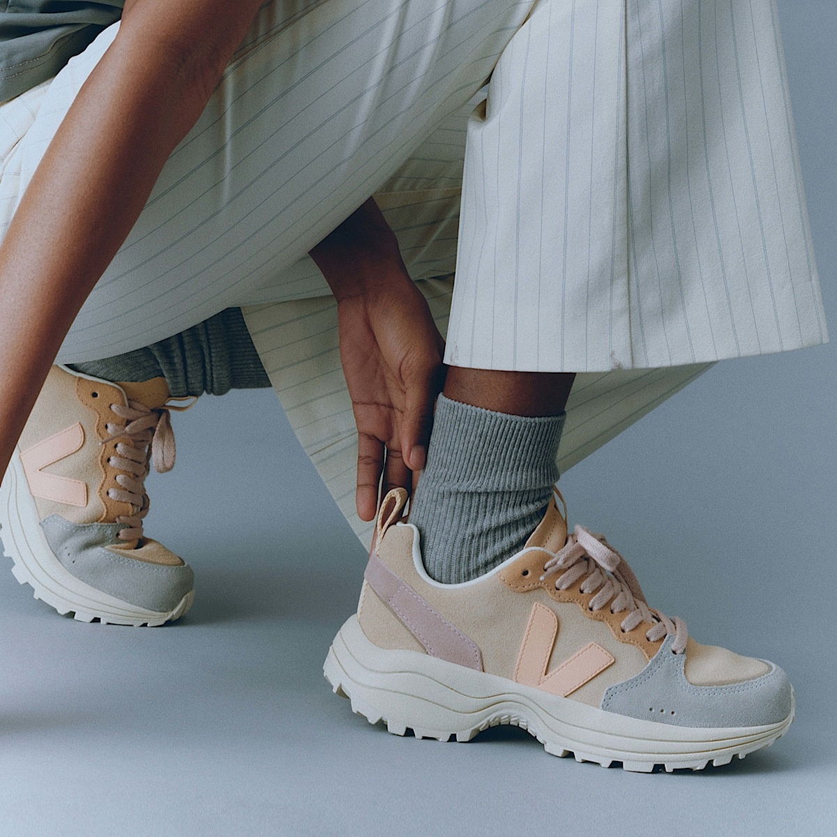VENTURI SUEDE ALMOND PEACH MULTICO - 4