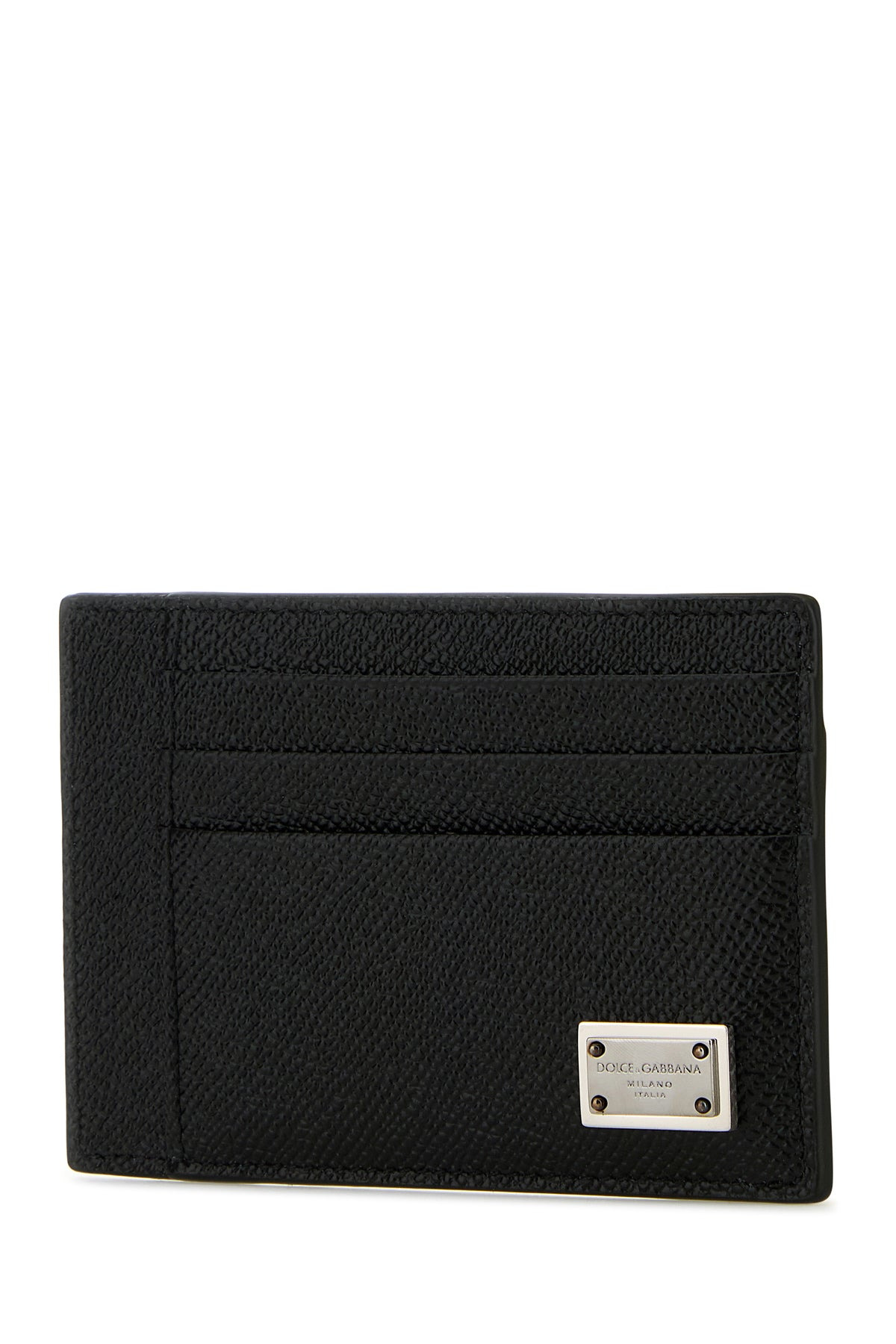 Black leather card holder - 2