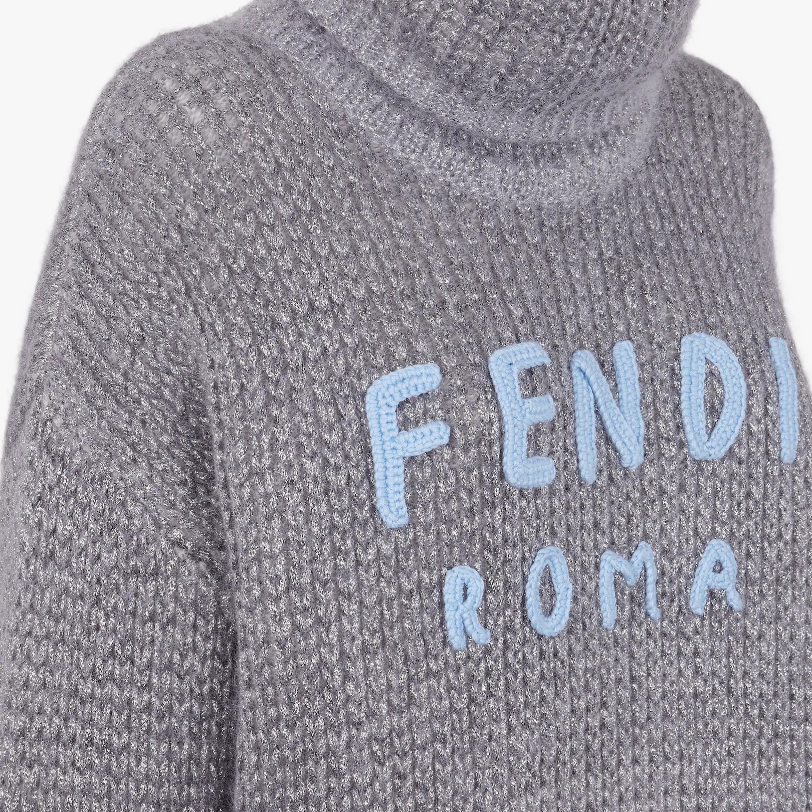 Gray wool sweater - 3