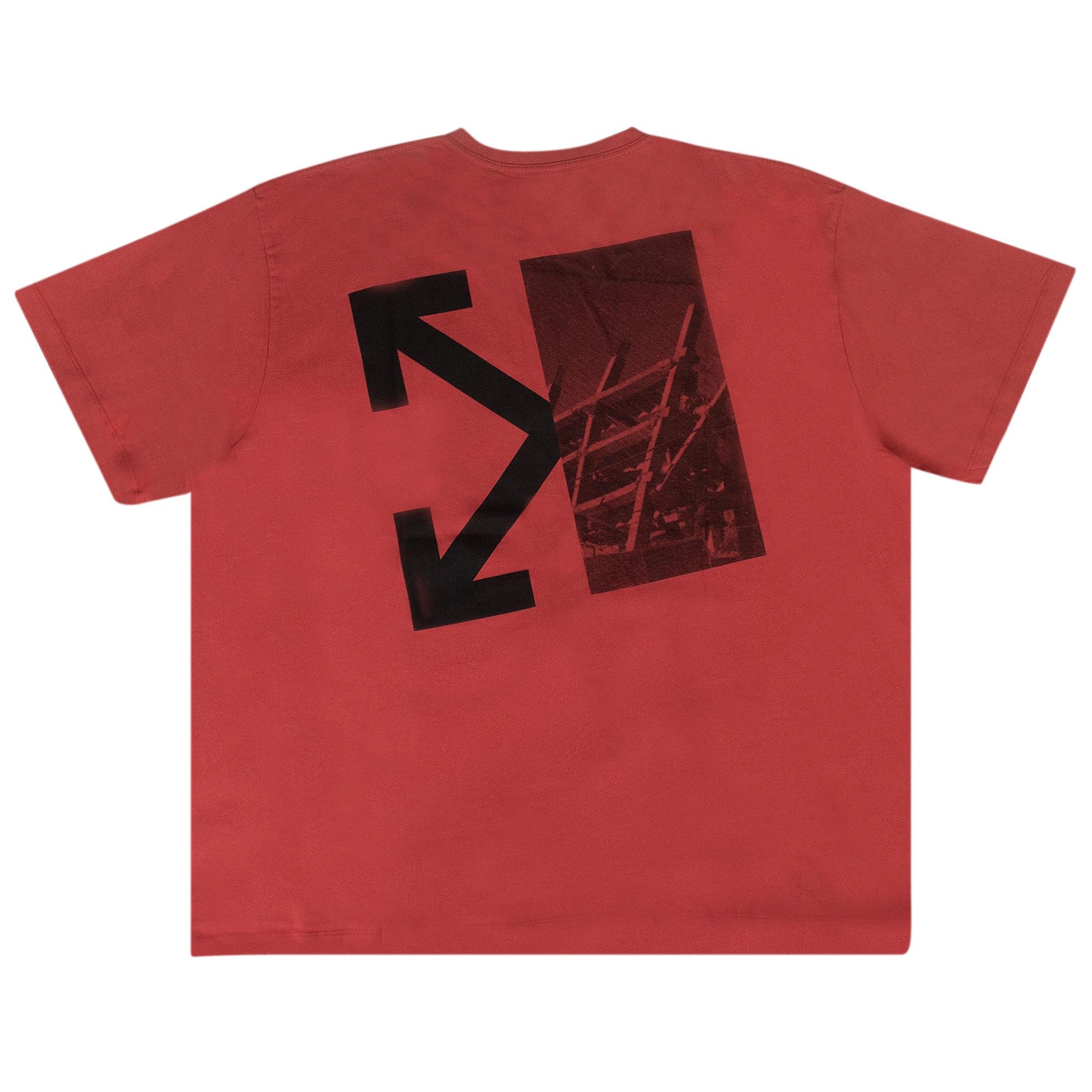 Off-White Split Arrow T-Shirt 'Red' - 2