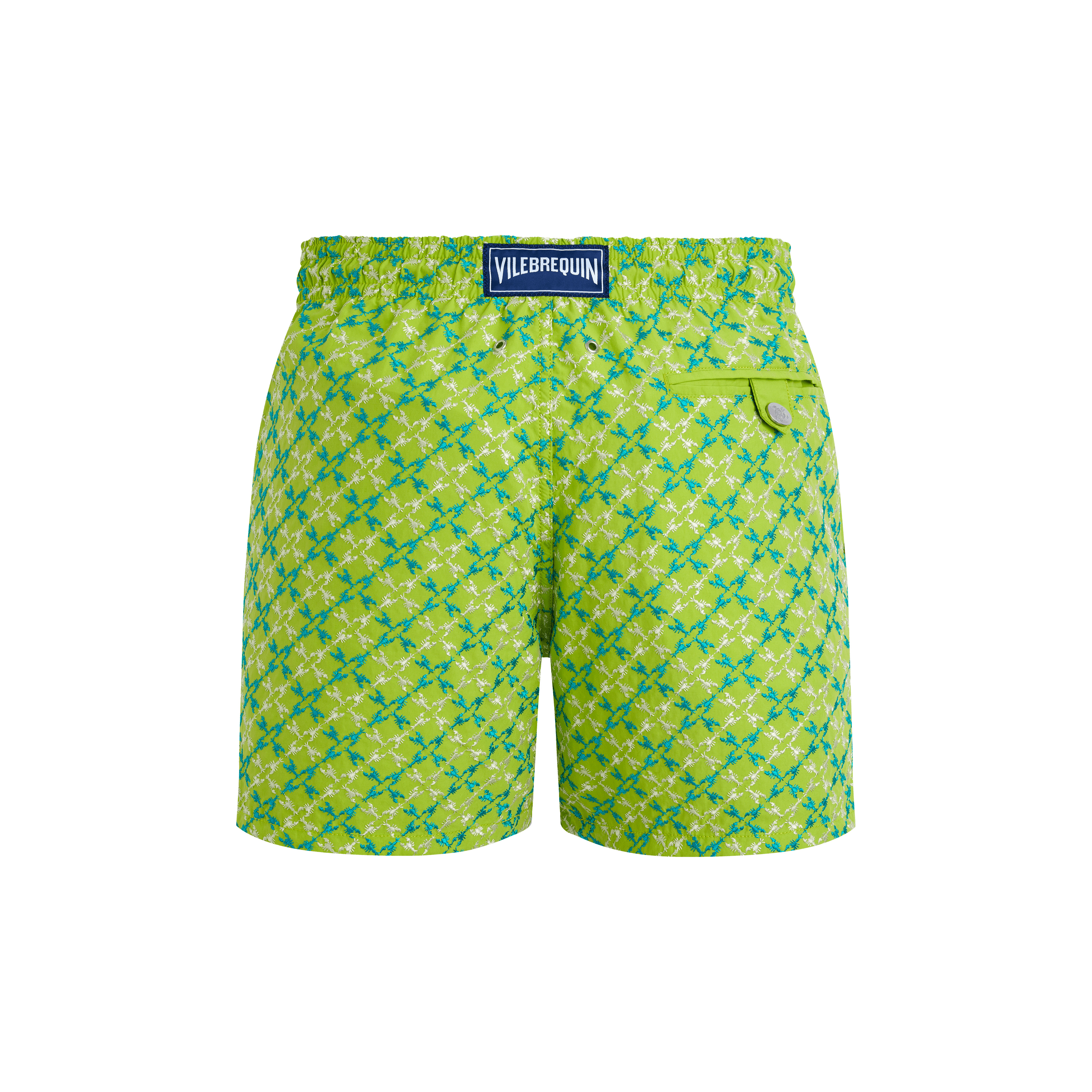 Men Swim Shorts Embroidered Homard Pixel - Limited Edition - 2