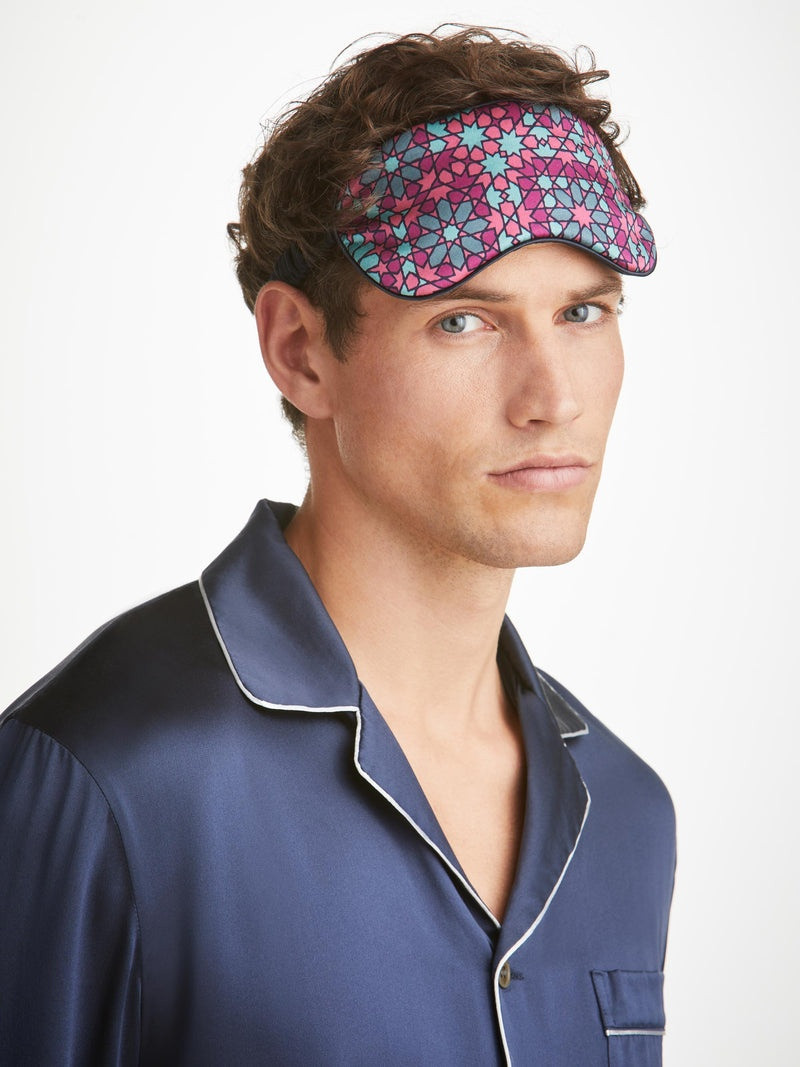 Eye Mask Brindisi 98 Silk Satin Pink 4