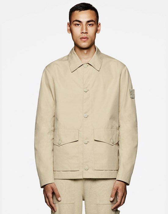 437F1 STONE ISLAND GHOST PIECE_O-VENTILE® BEIGE - 7