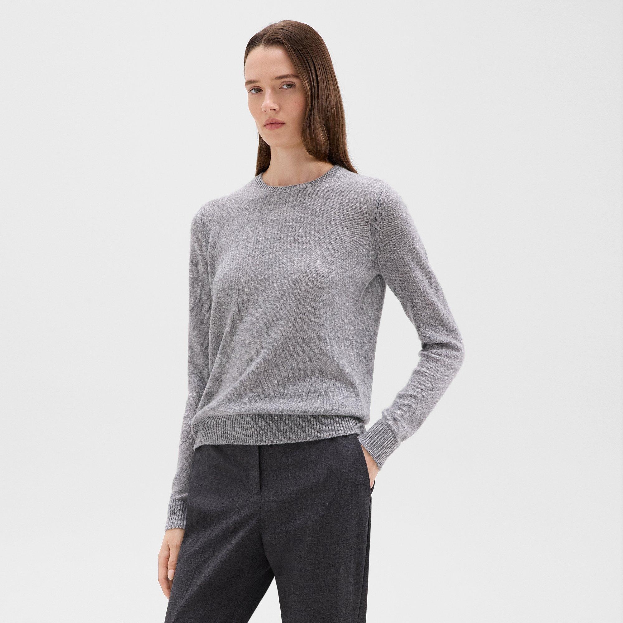 Crewneck Sweater in Feather Cashmere - 2
