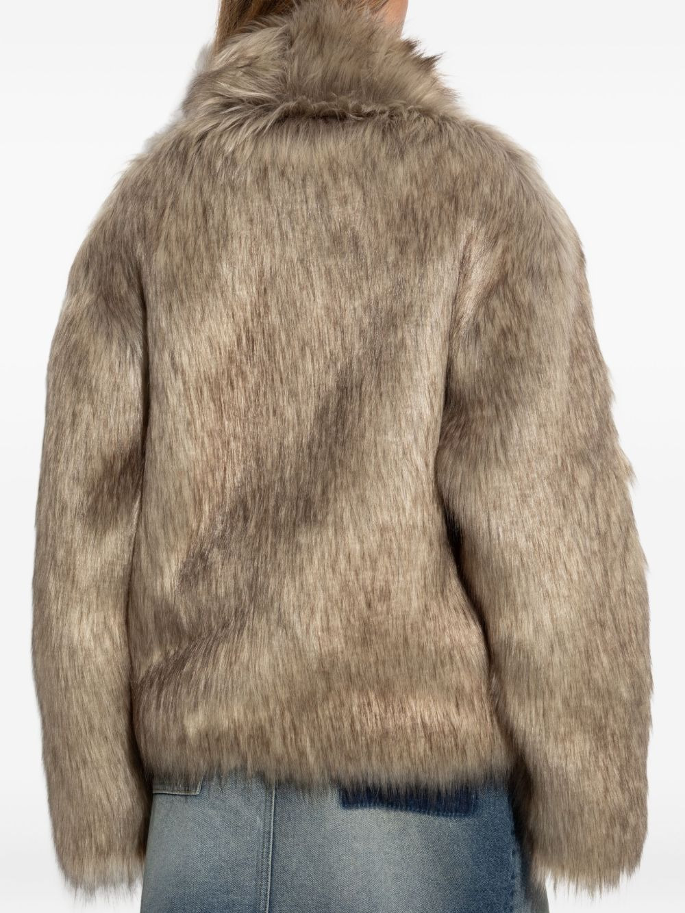 faux-fur jacket - 2
