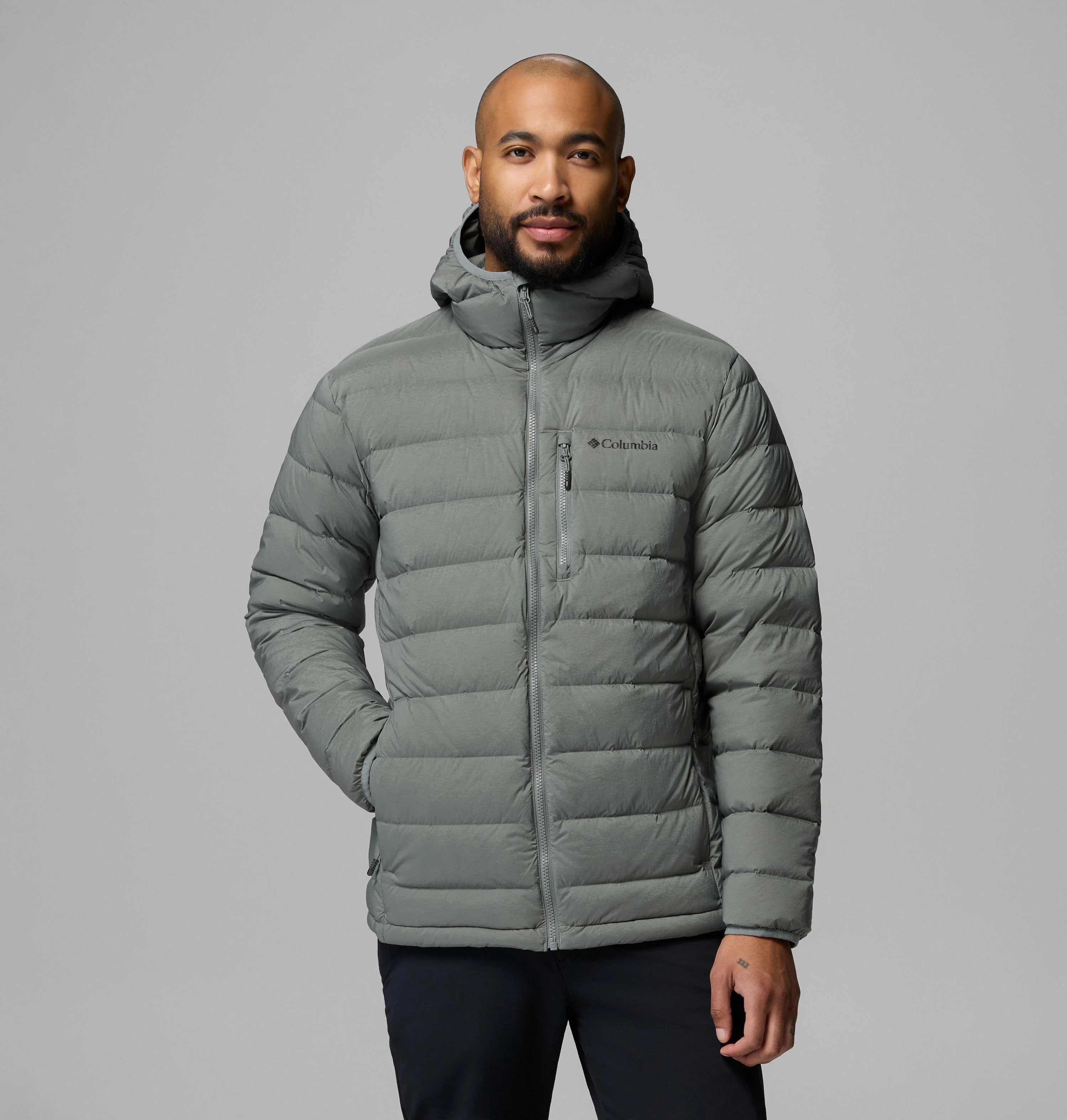Men's Drift Peak Down Hooded Jacket - 1