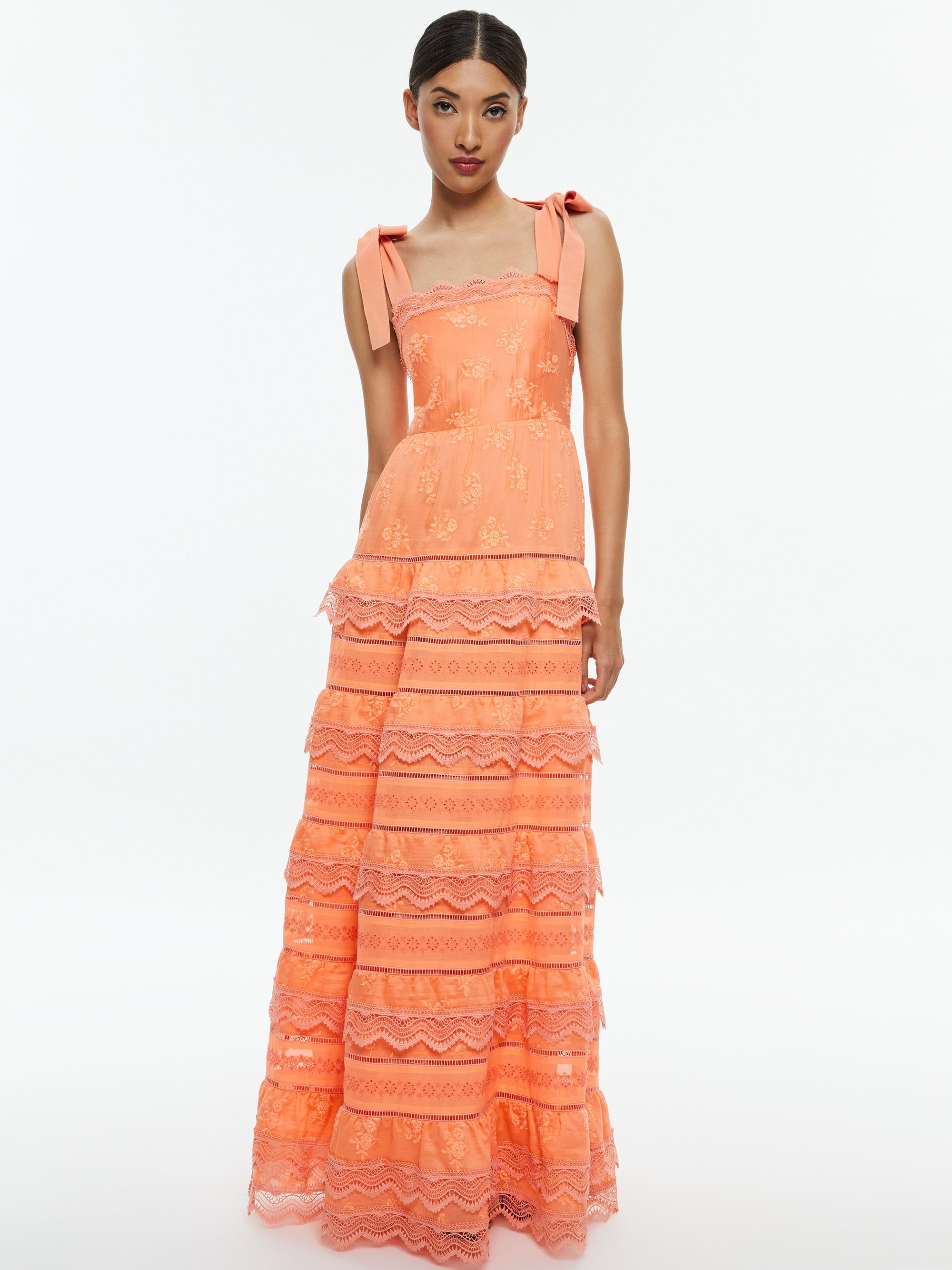 VEGA SLEEVELESS TIERED MAXI DRESS - 6