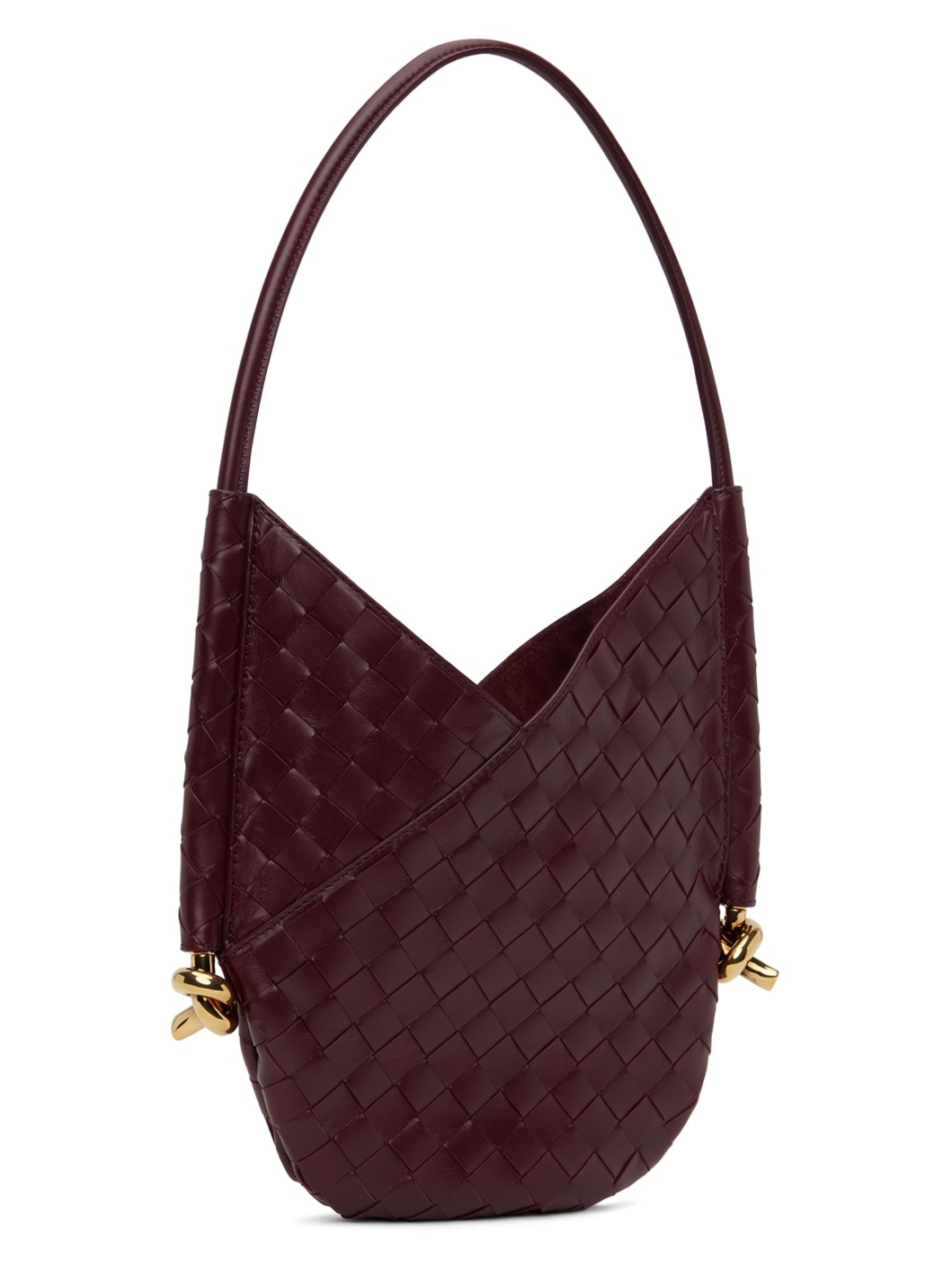 Burgundy Small Solstice Shoulder Bag - 3