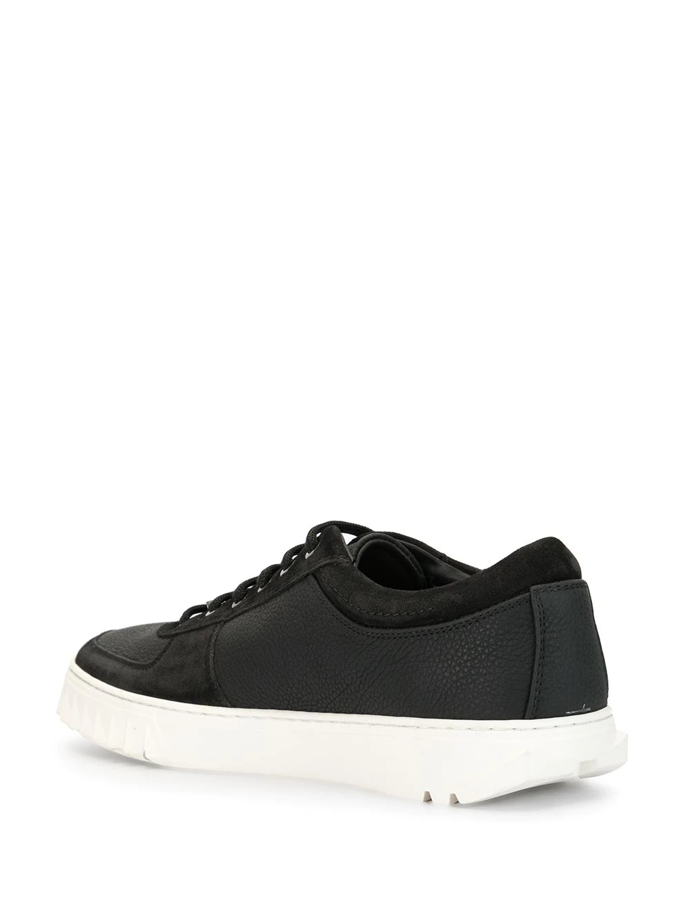 panelled low-top sneakers - 3