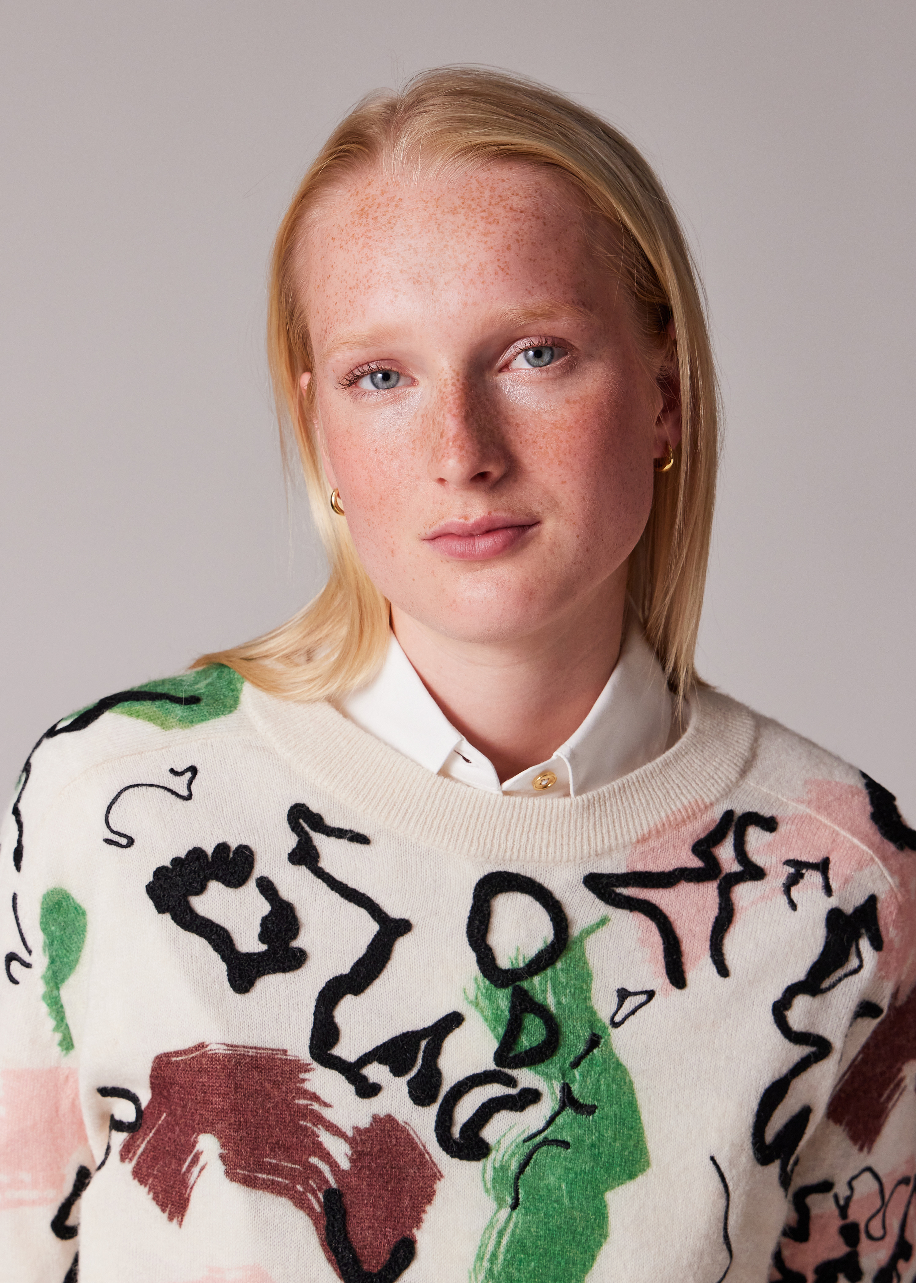 Women's Alpaca Wool-Blend 'Painters' Sweater - 5