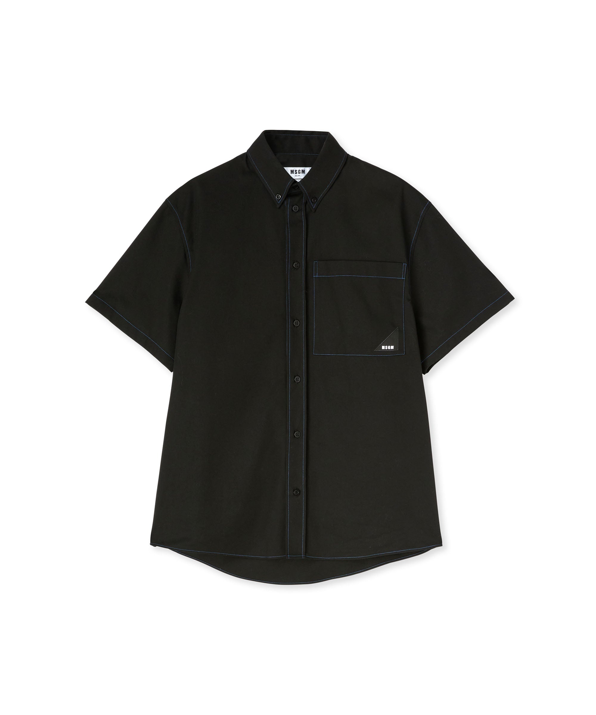 Mixed cotton "Technical Gabardine" shirt - 1