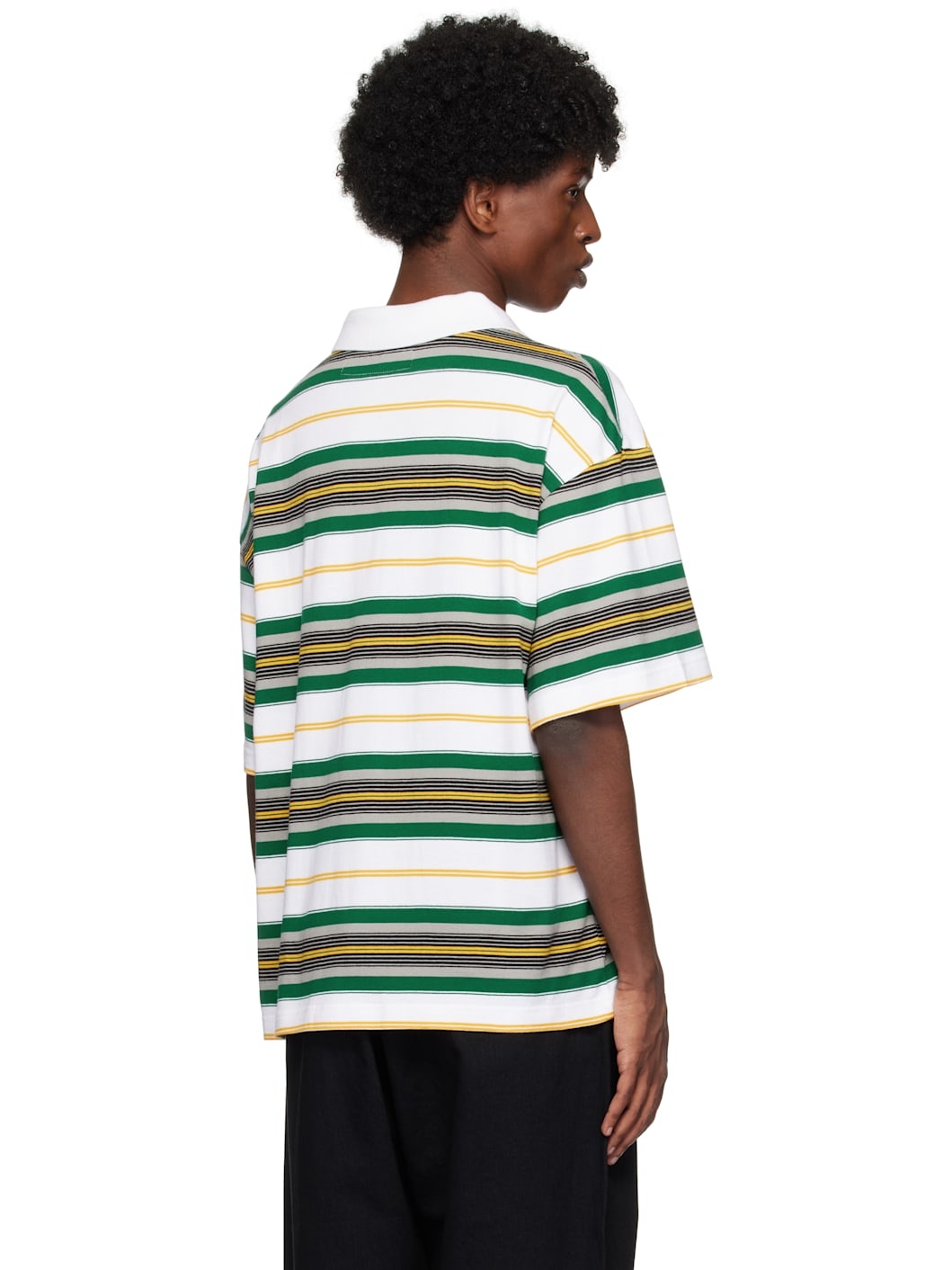 NEIGHBORHOOD Multicolor Border Crewneck Polo | REVERSIBLE