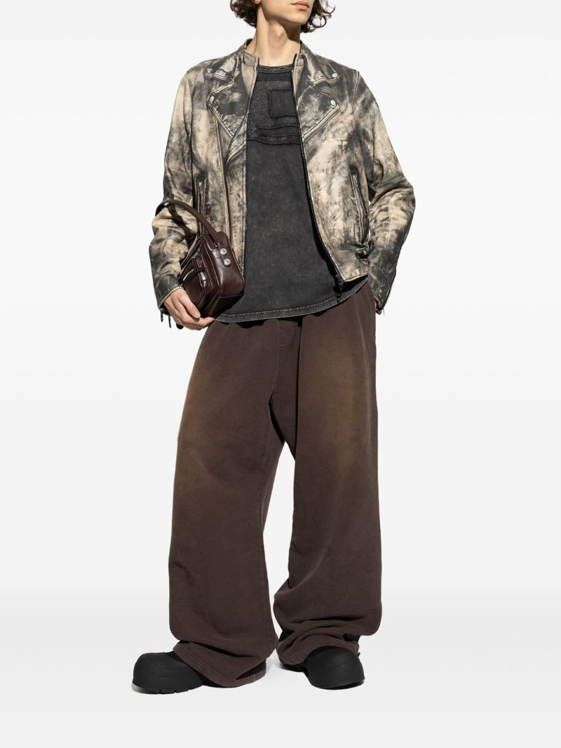 Diesel L-Tad leather jacket outlook