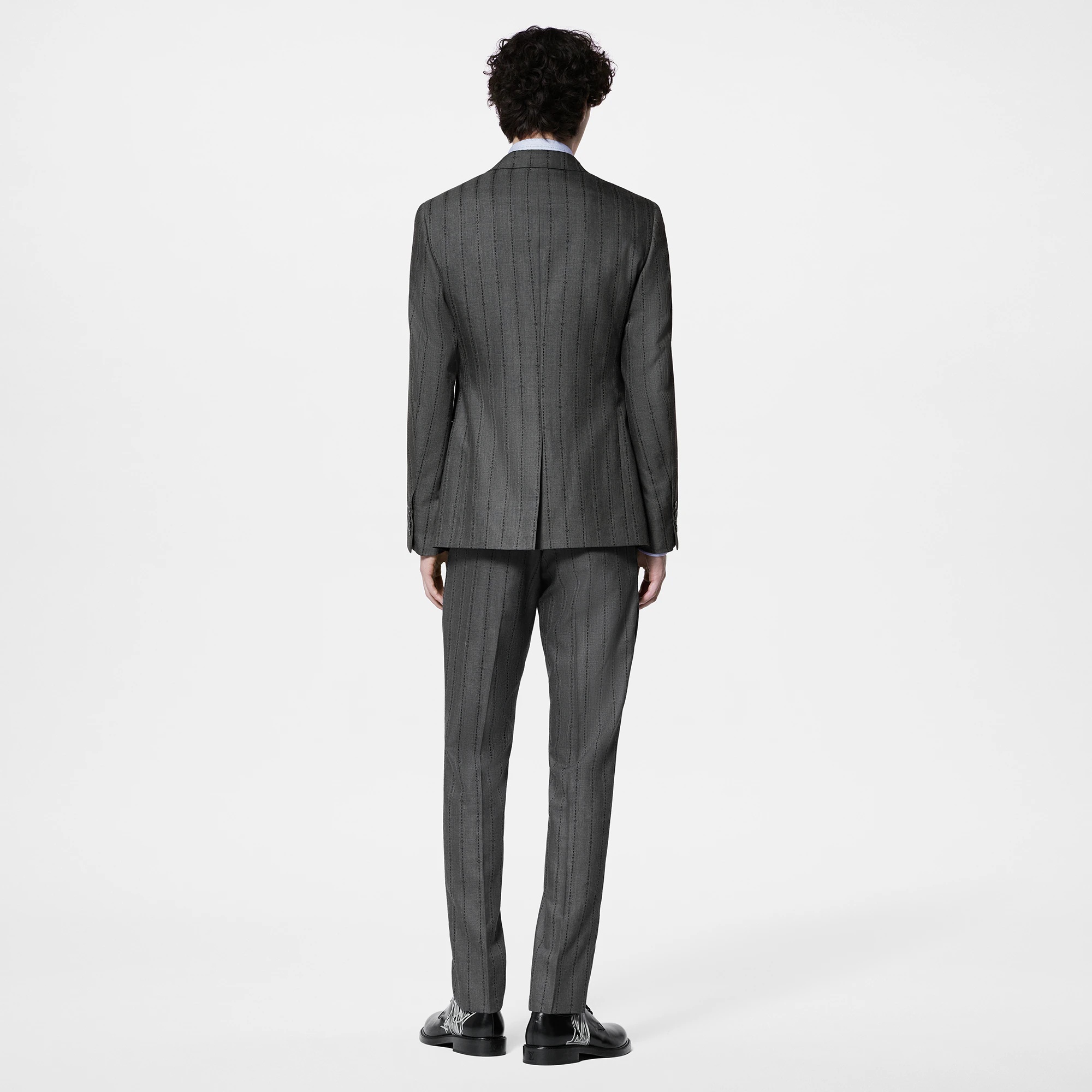 Single-Breasted Wool Pont Neuf Cutaway Jacket - 5