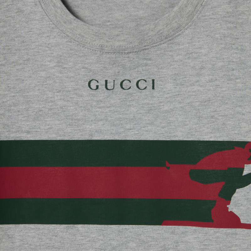Cotton jersey T-shirt with print 6