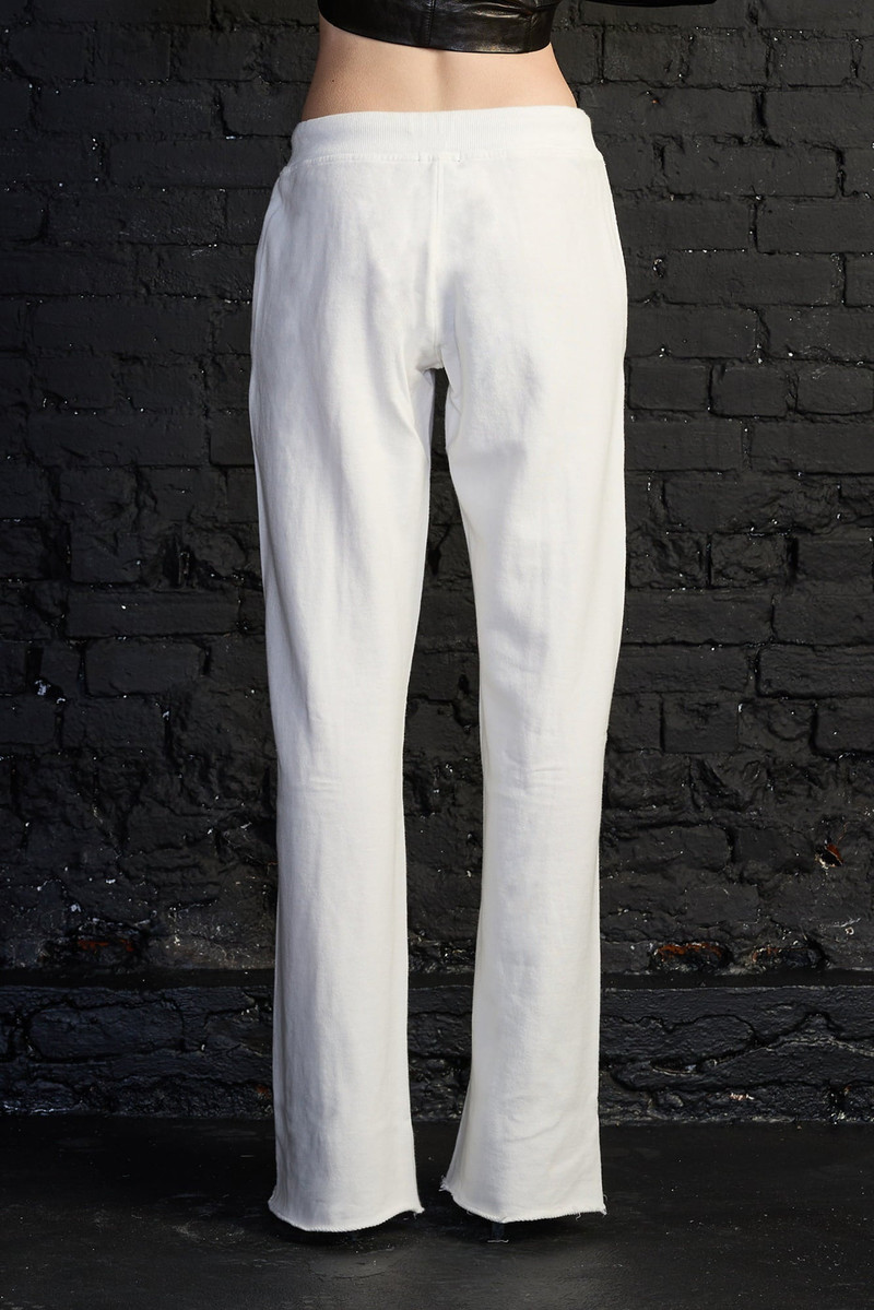 ZIPPERED WIDE LEG SWEATPANT 4