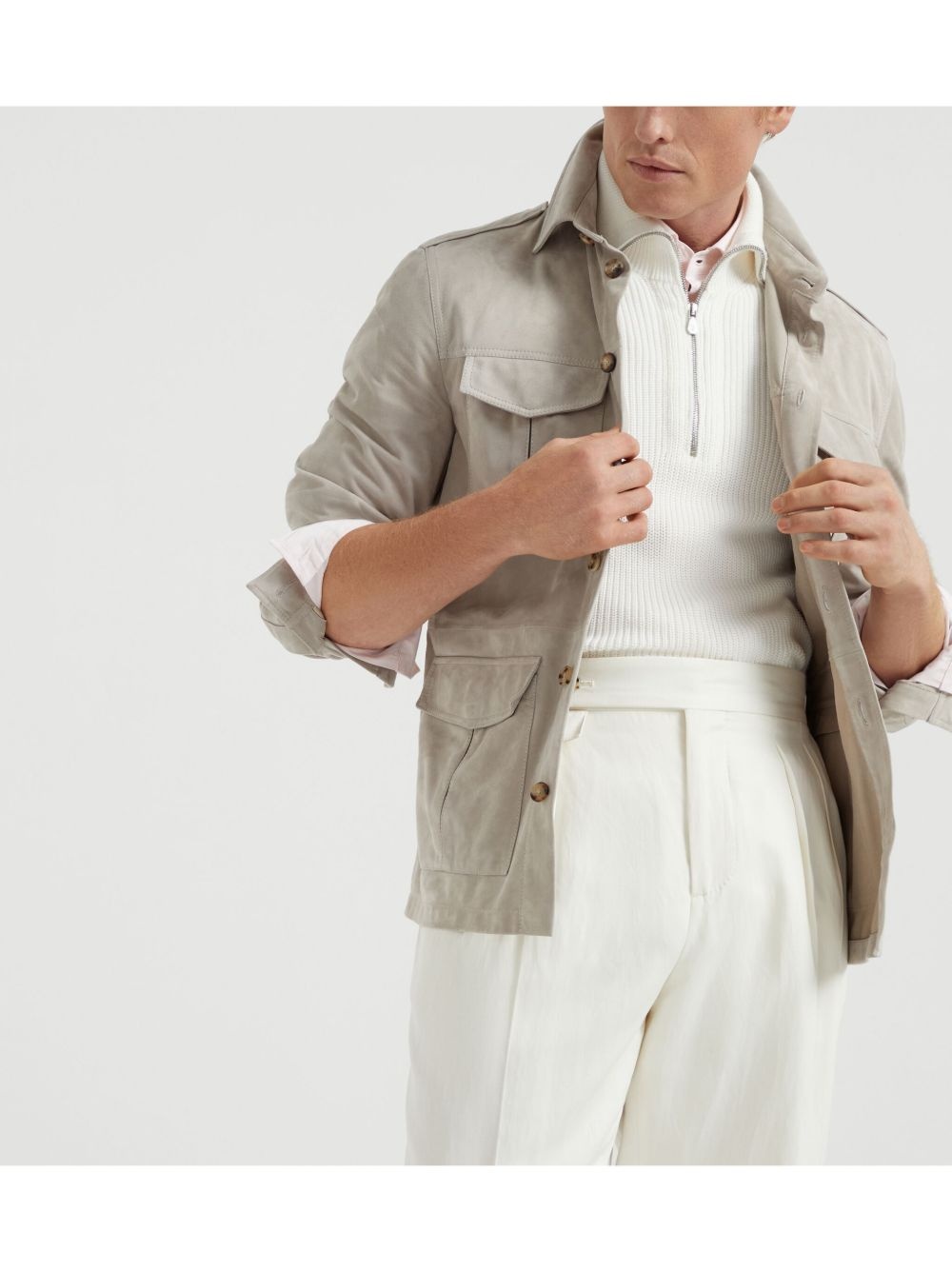 leather shirt jacket - 6