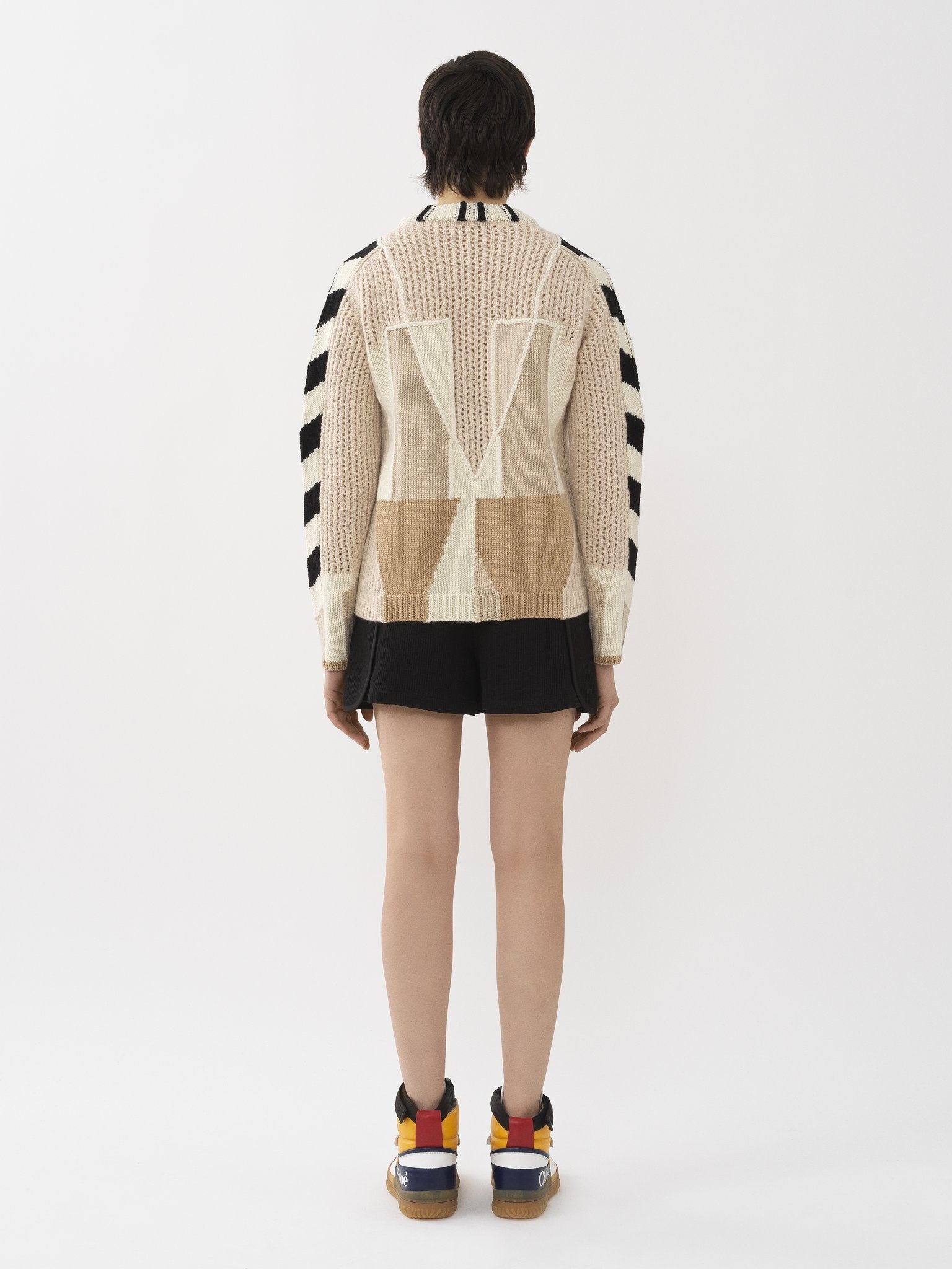 GRAPHIC KNIT SWEATER - 5