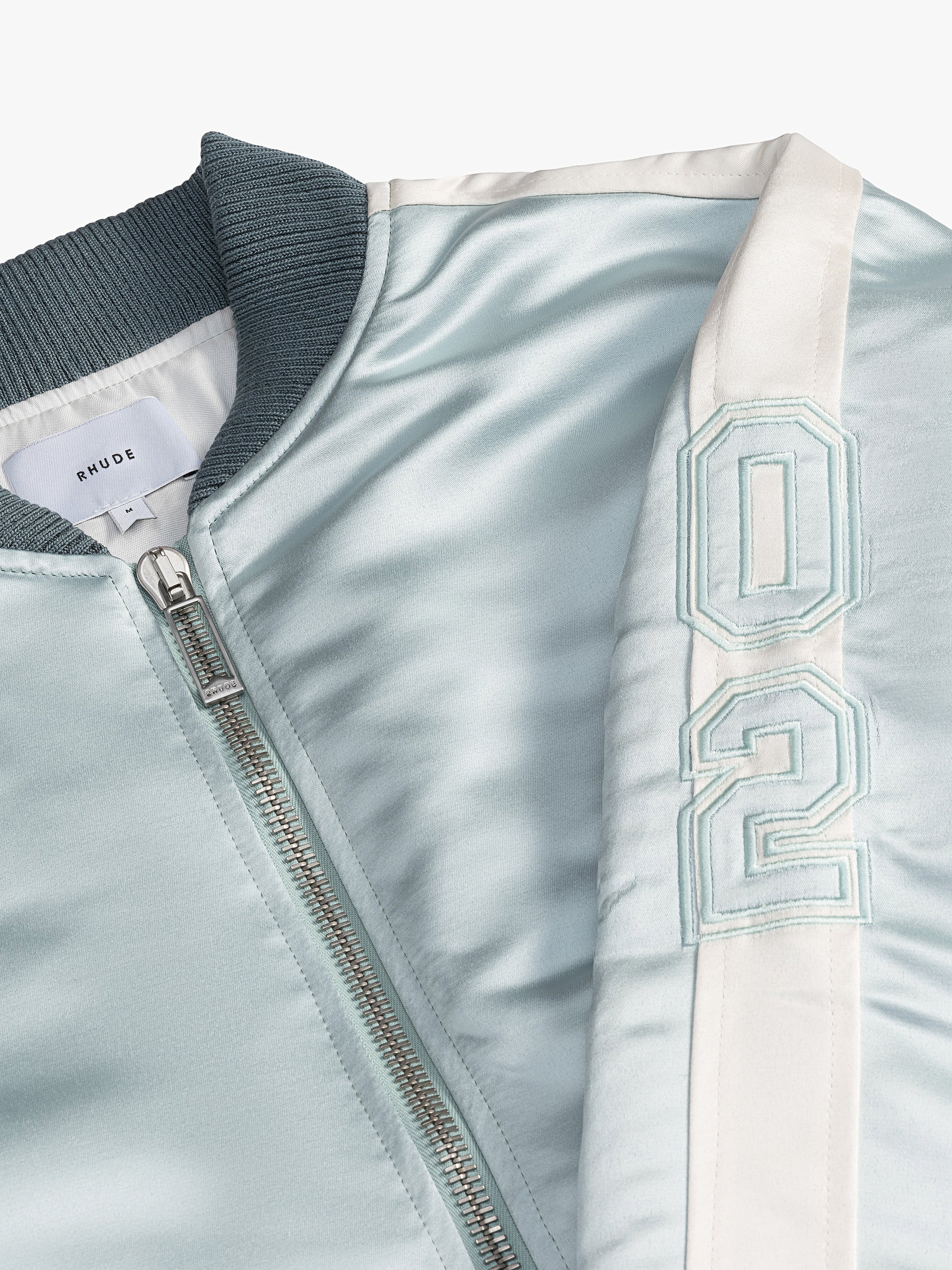 RHUDE BOYS 02 SATIN BOMBER - 4