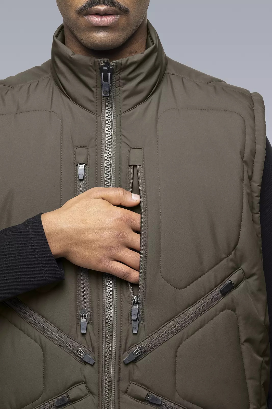 V91-WS Windstopper® PrimaLoft® Modular Liner Vest RAF Green - 15