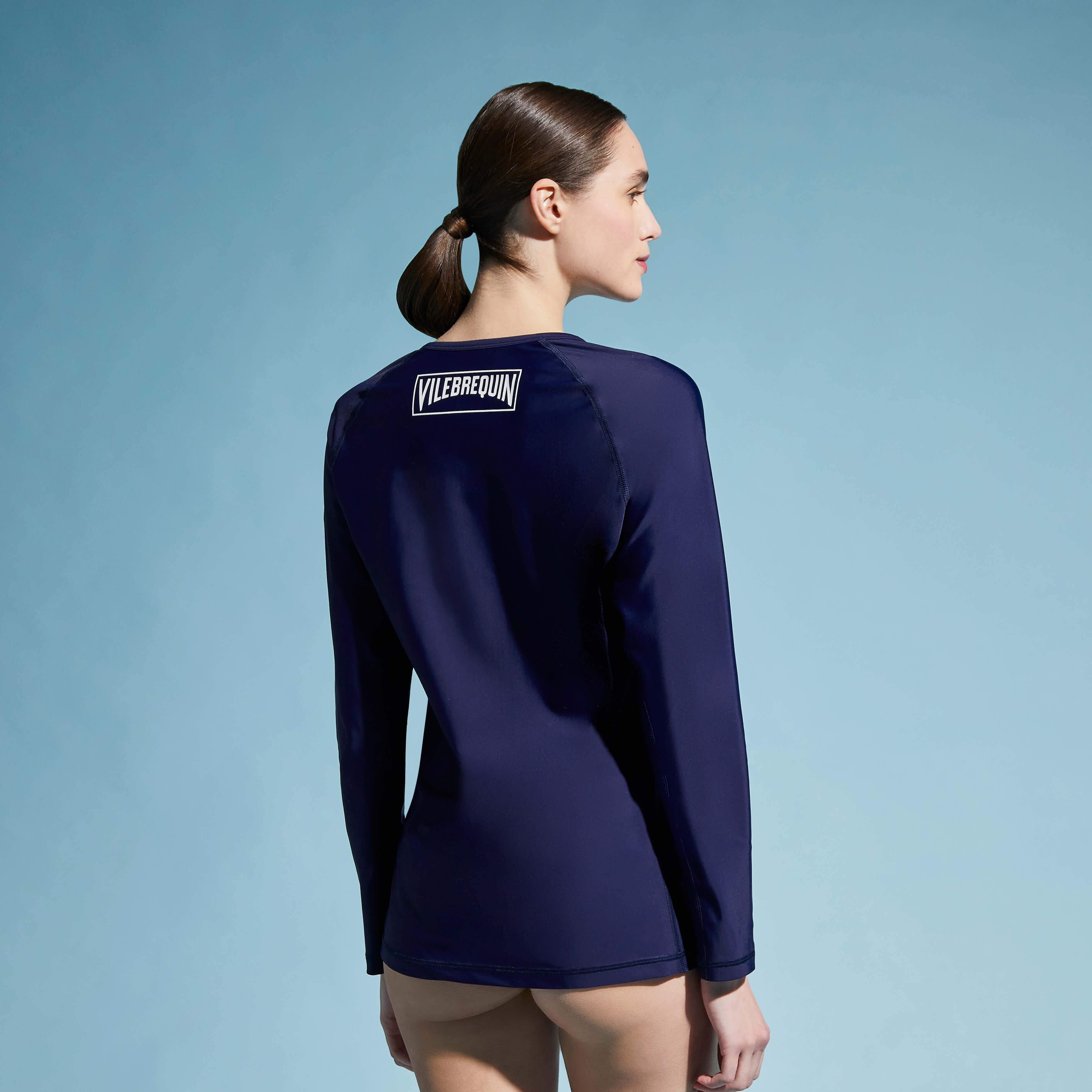 Women Zipper Rashguard Solid - 4