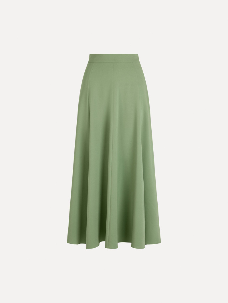 SILK GEORGETTE MIDI SKIRT 1