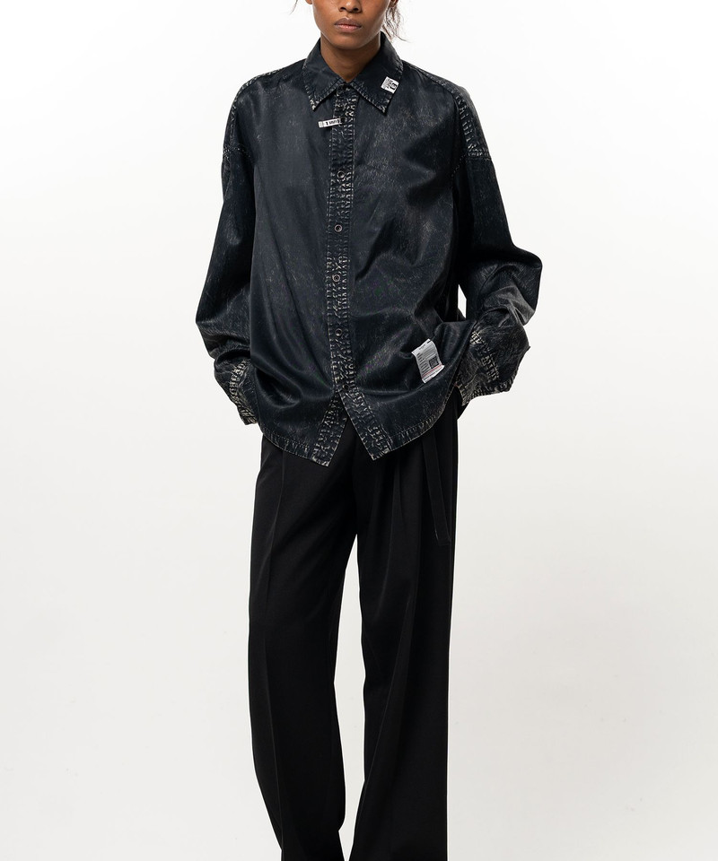 Vintage Like Satin Shirt 3