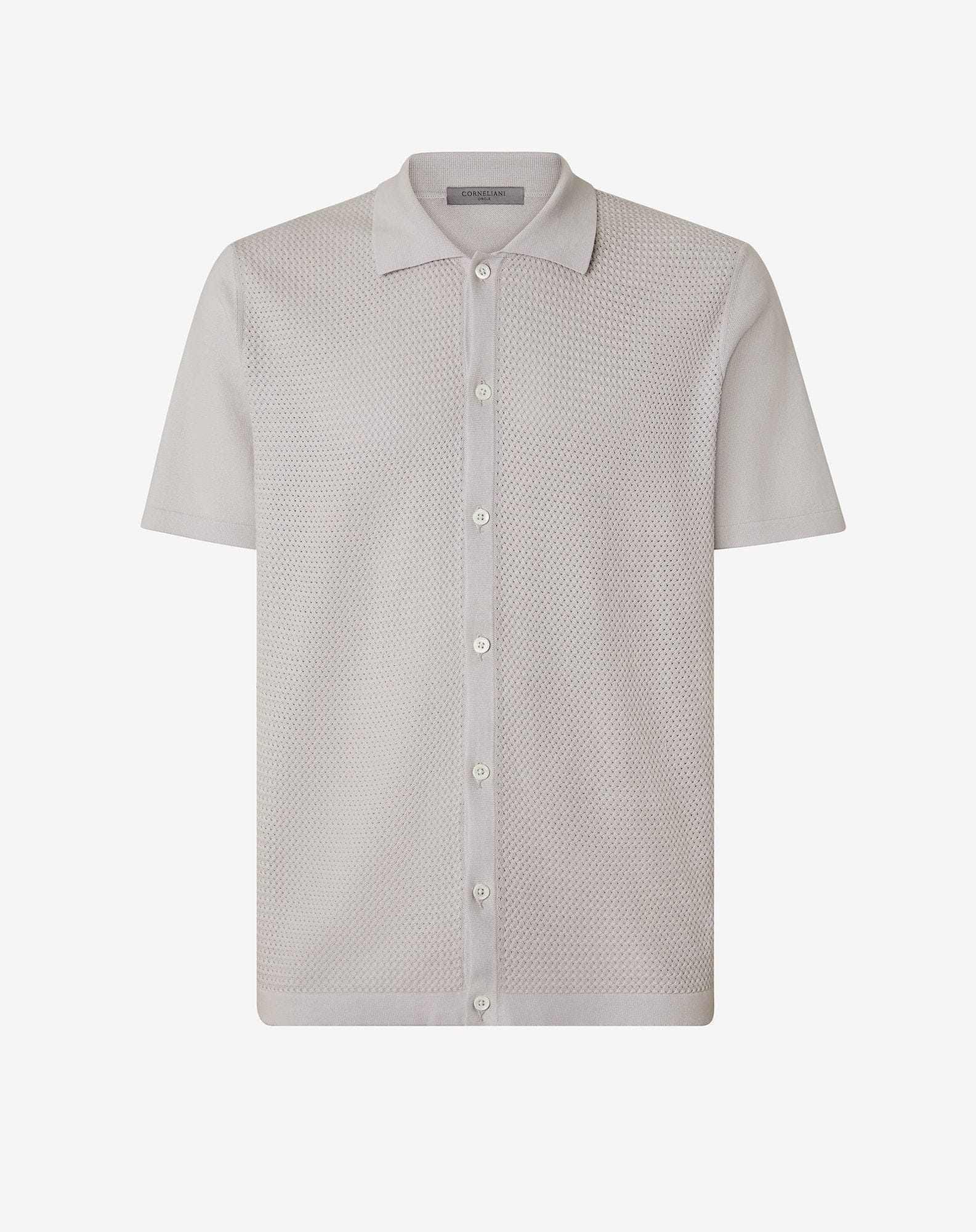 White knitted shirt - 1