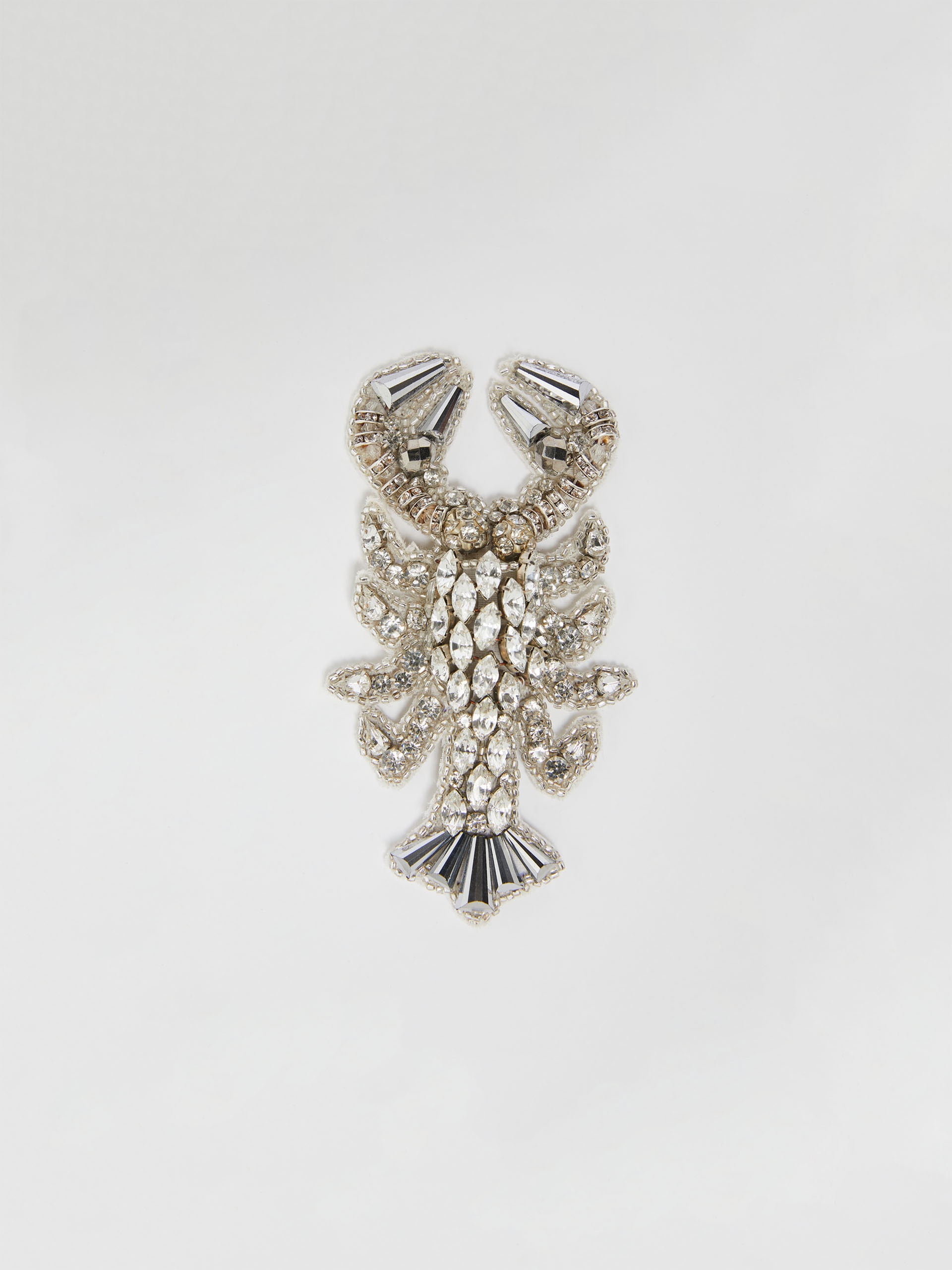 RASOIO Brooch with crystals 1