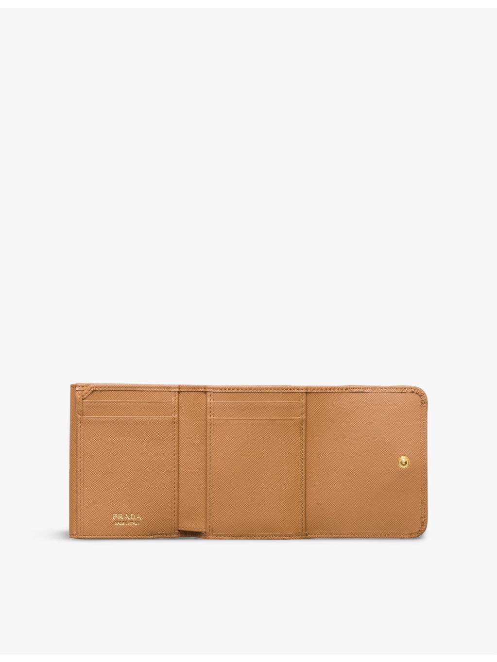 Logo-plaque small leather wallet - 4