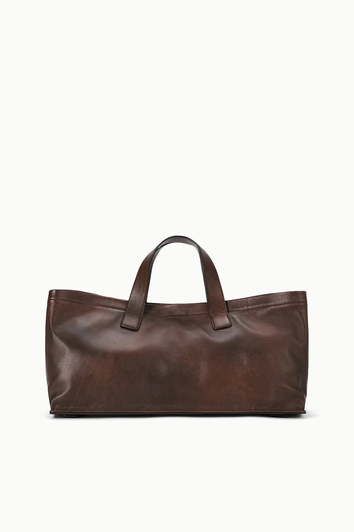 STAUD PORT TOTE ESPRESSO DISTRESSED - 1
