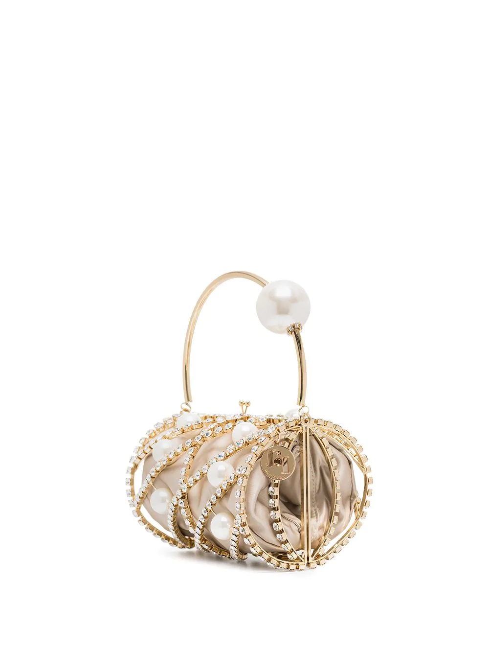 Brigitta crystal-embellished box bag - 2