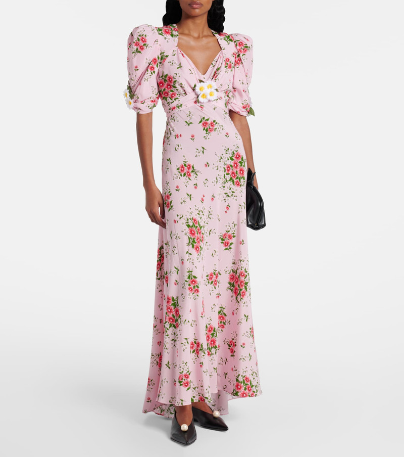 RODARTE Floral silk cocktail dress outlook