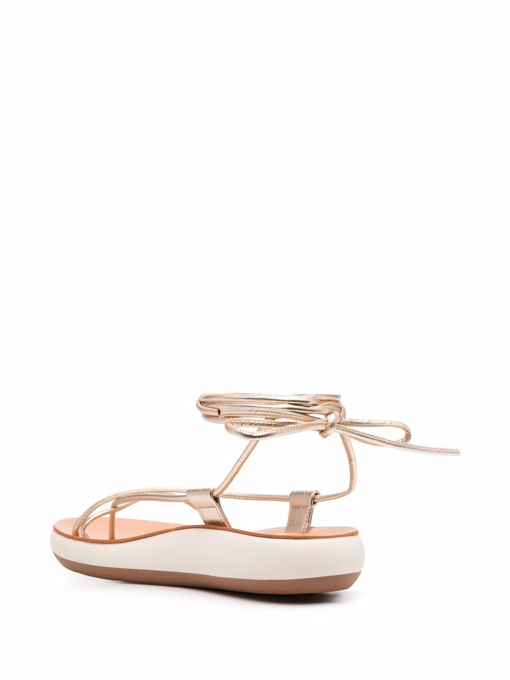Diakopes ankle-tie sandals - 3