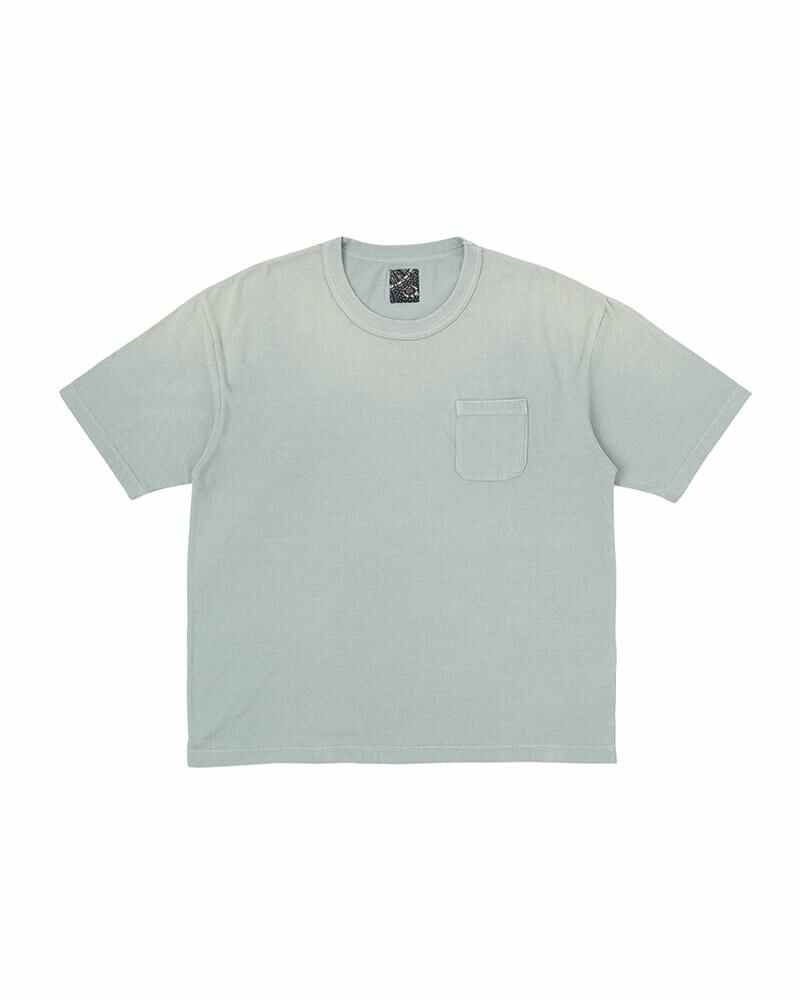 AMPLUS TEE S/S DMGD GREEN - 1