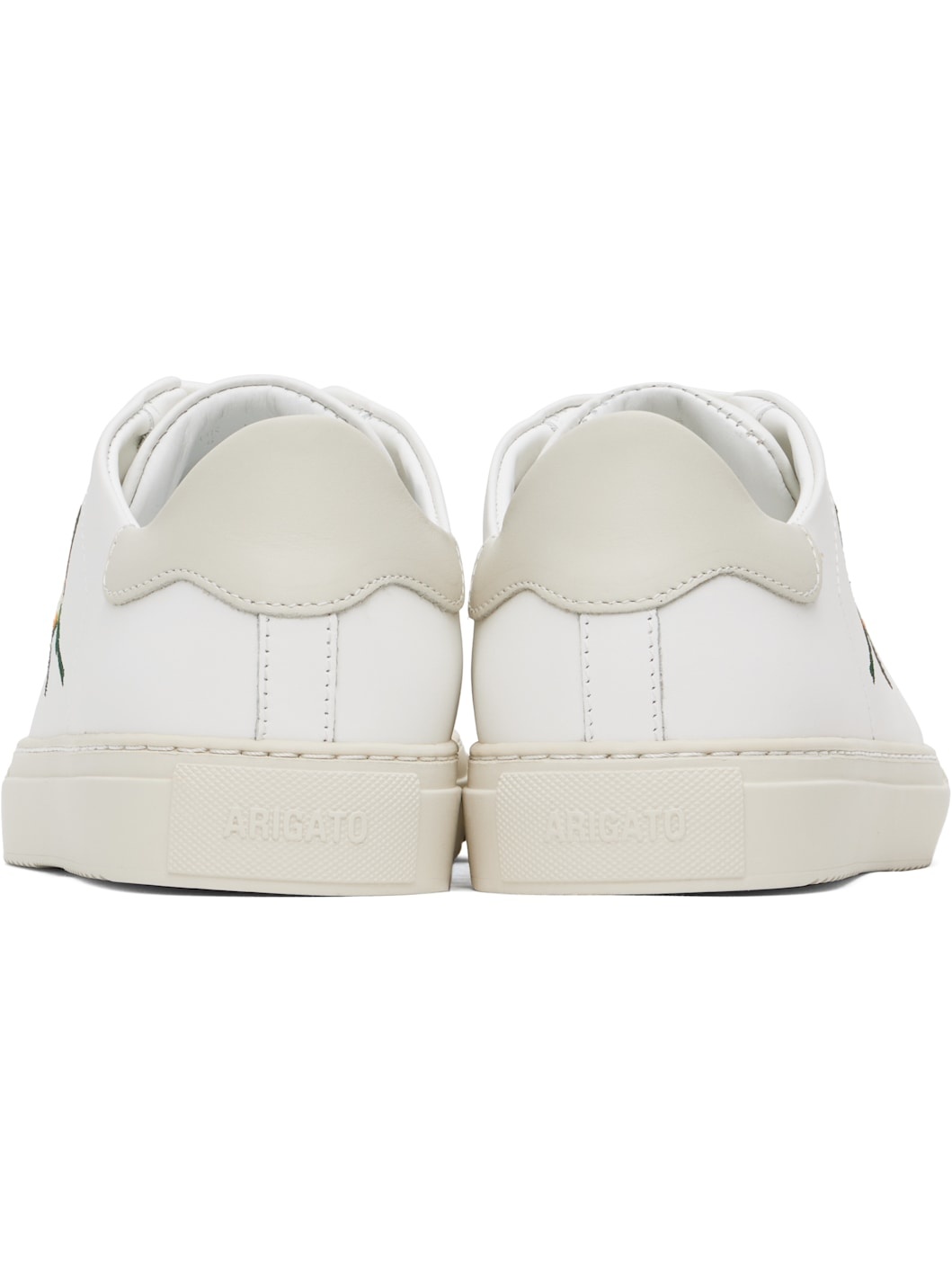 White & Beige Clean 90 B Bird Sneakers - 2
